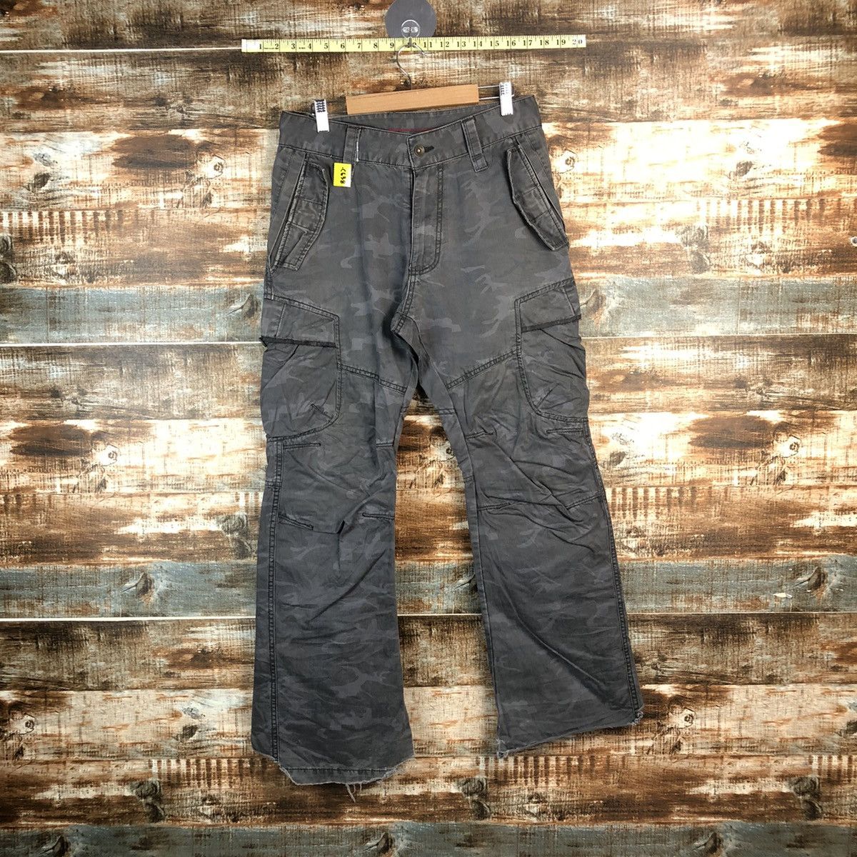 Japanese Brand DL Camo Gray Cargo Military utility Multipocket Pants #C638 Size US 29 - 1 Thumbnail