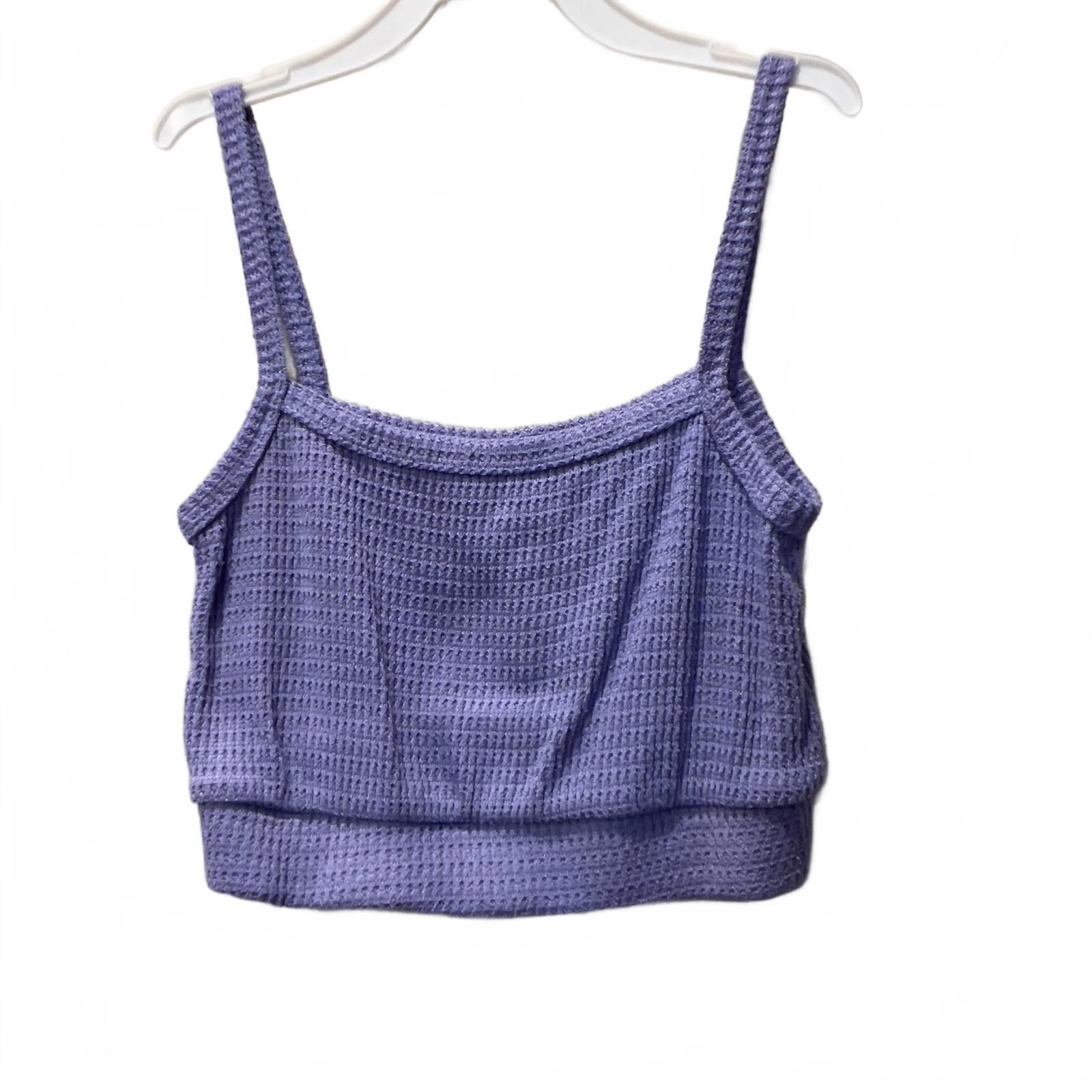 Unknown London Women's Lavender Crocheted Tank Top Size S / US 4 / IT 40 - 1 Thumbnail