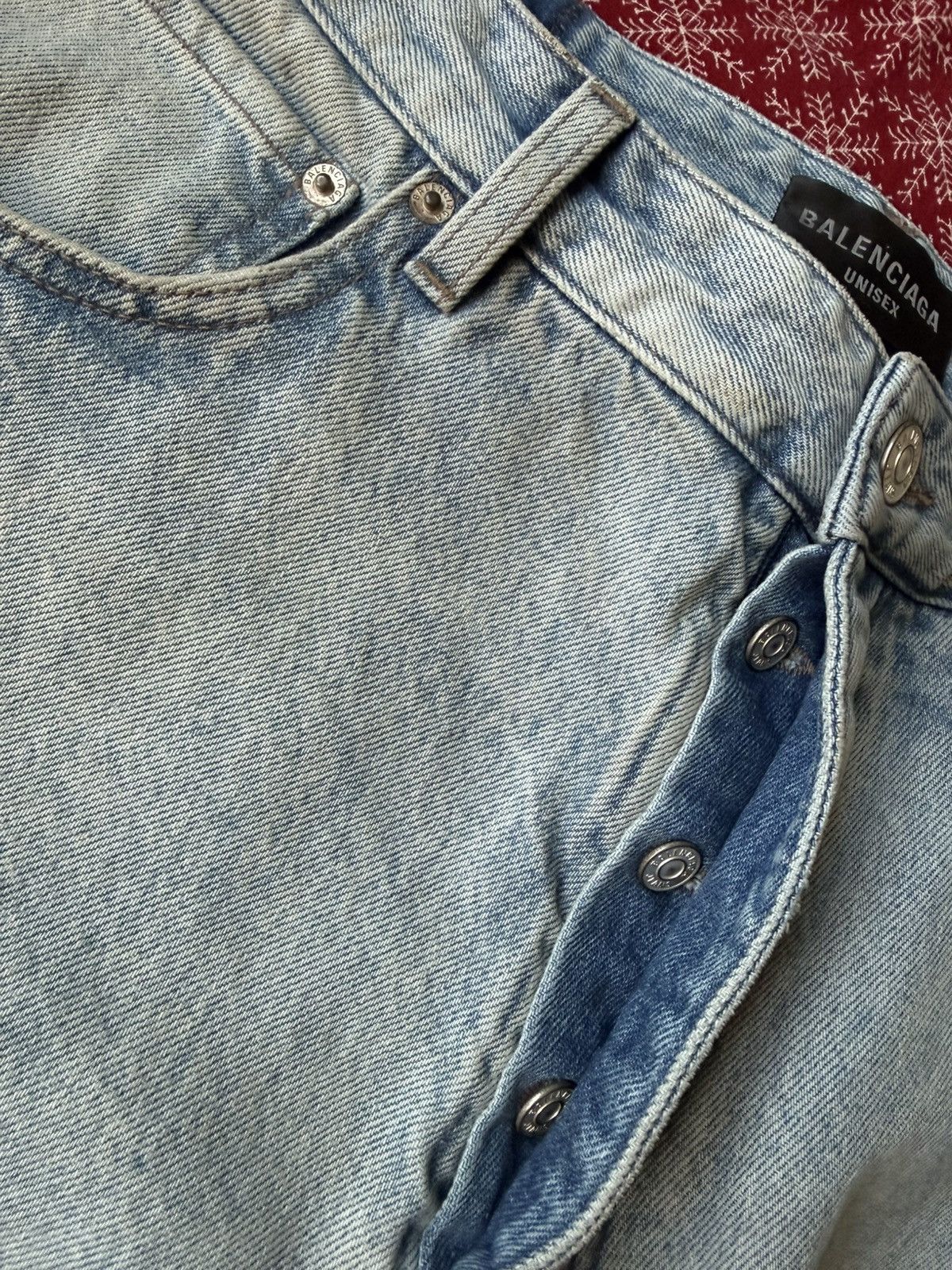 Balenciaga Balenciaga Baggy Denim Light Blue Wash Size US 32 / EU 48 - 5 Thumbnail