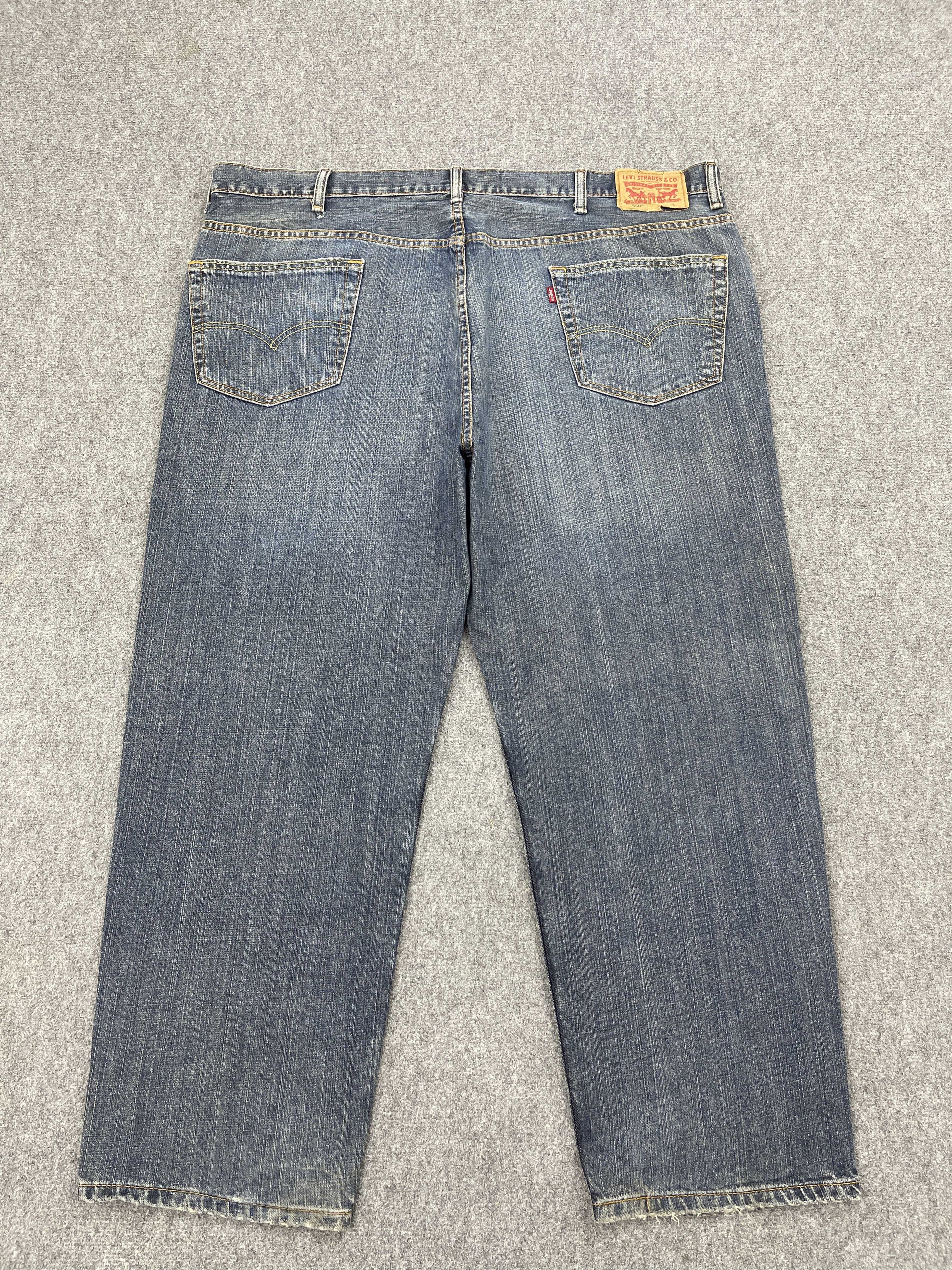 Levi's Big Size Vintage Levis 550 Blue Denim Jeans DP2500 Size US 44 / EU 60 - 3 Thumbnail
