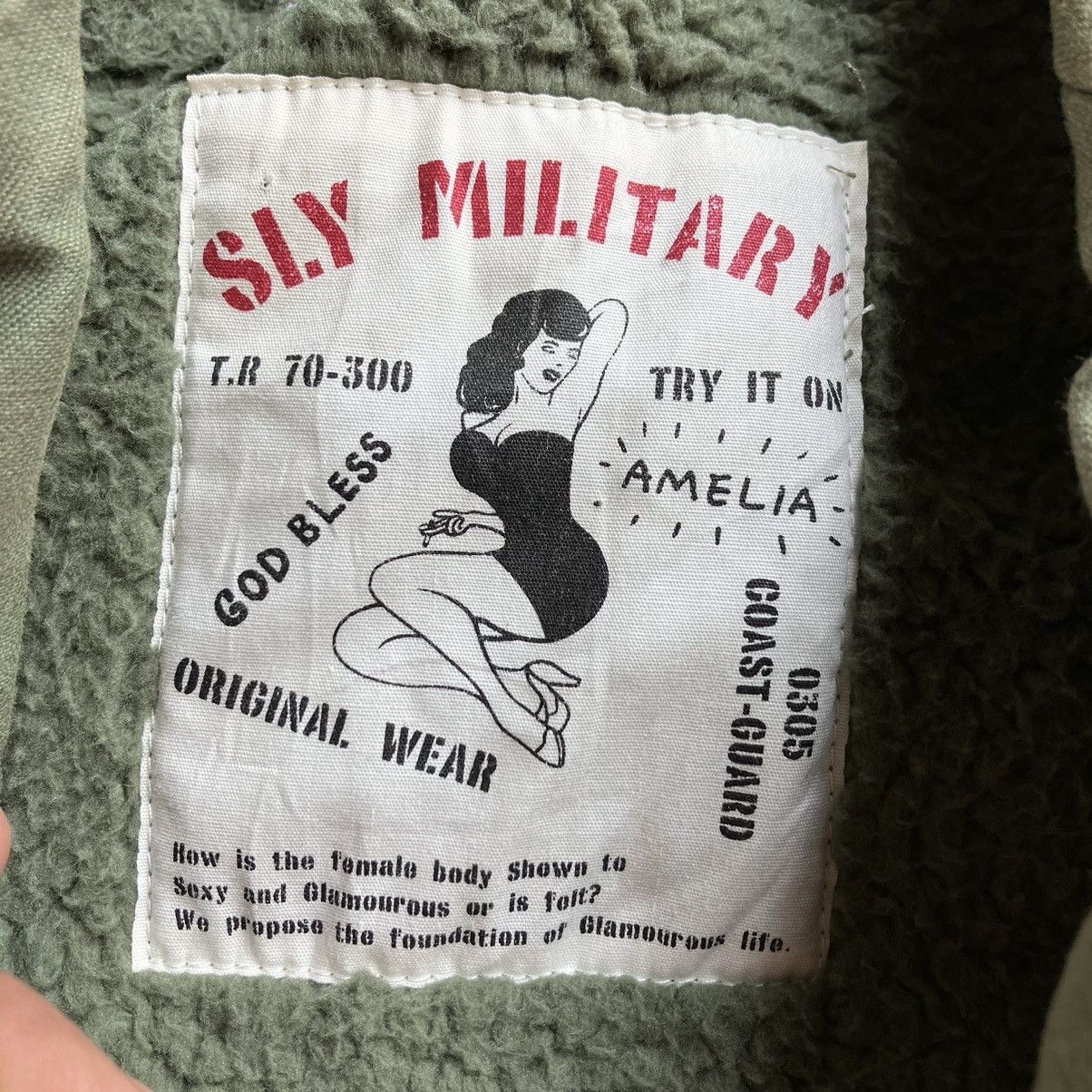 Vintage SLY MILITARY PARKA PATCH WORK Size S / US 4 / IT 40 - 5 Thumbnail