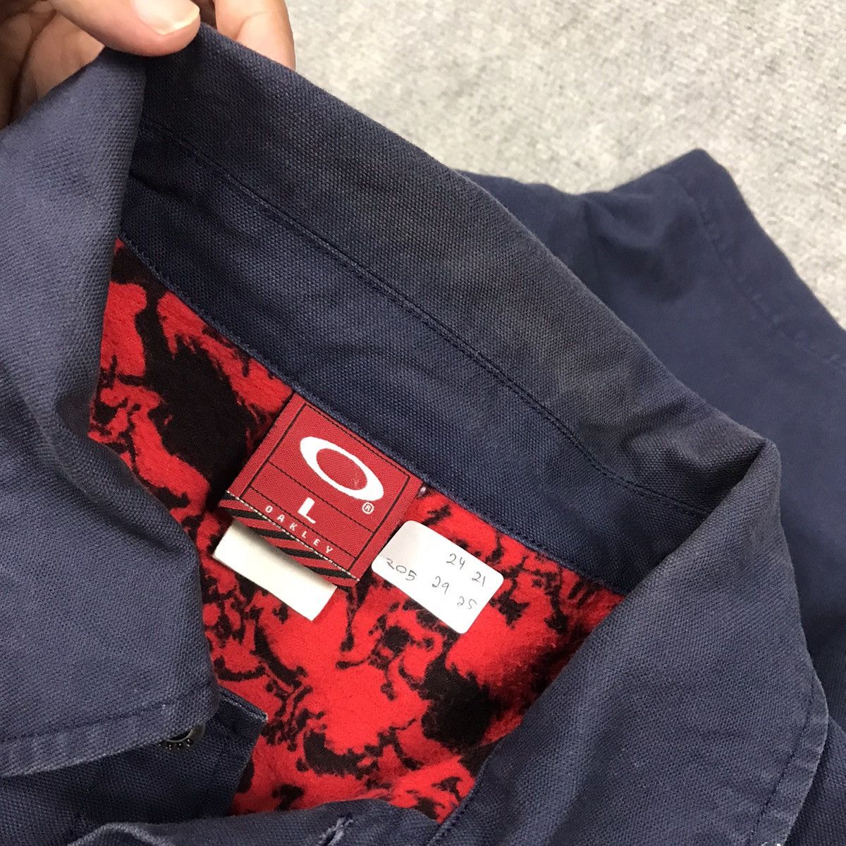 Japanese Brand × Oakley OAKLEY BUTTON INDIGO STYLE JACKET Size US L / EU 52-54 / 3 - 16 Thumbnail