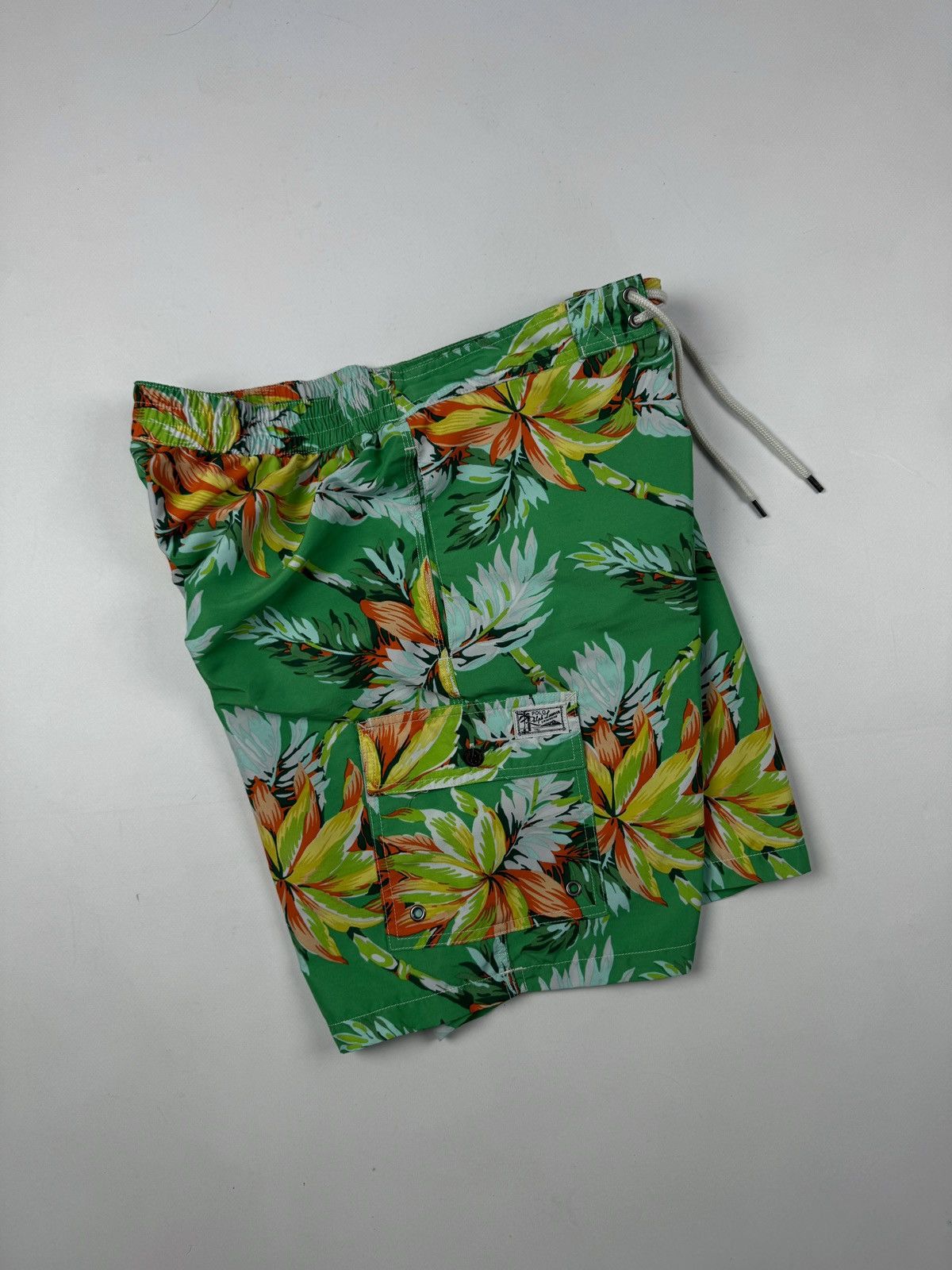 Polo Ralph Lauren × Ralph Lauren POLO Ralph Lauren Floral Printed Aloha Trunks Swim Shorts Size US 32 / EU 48 - 9 Thumbnail