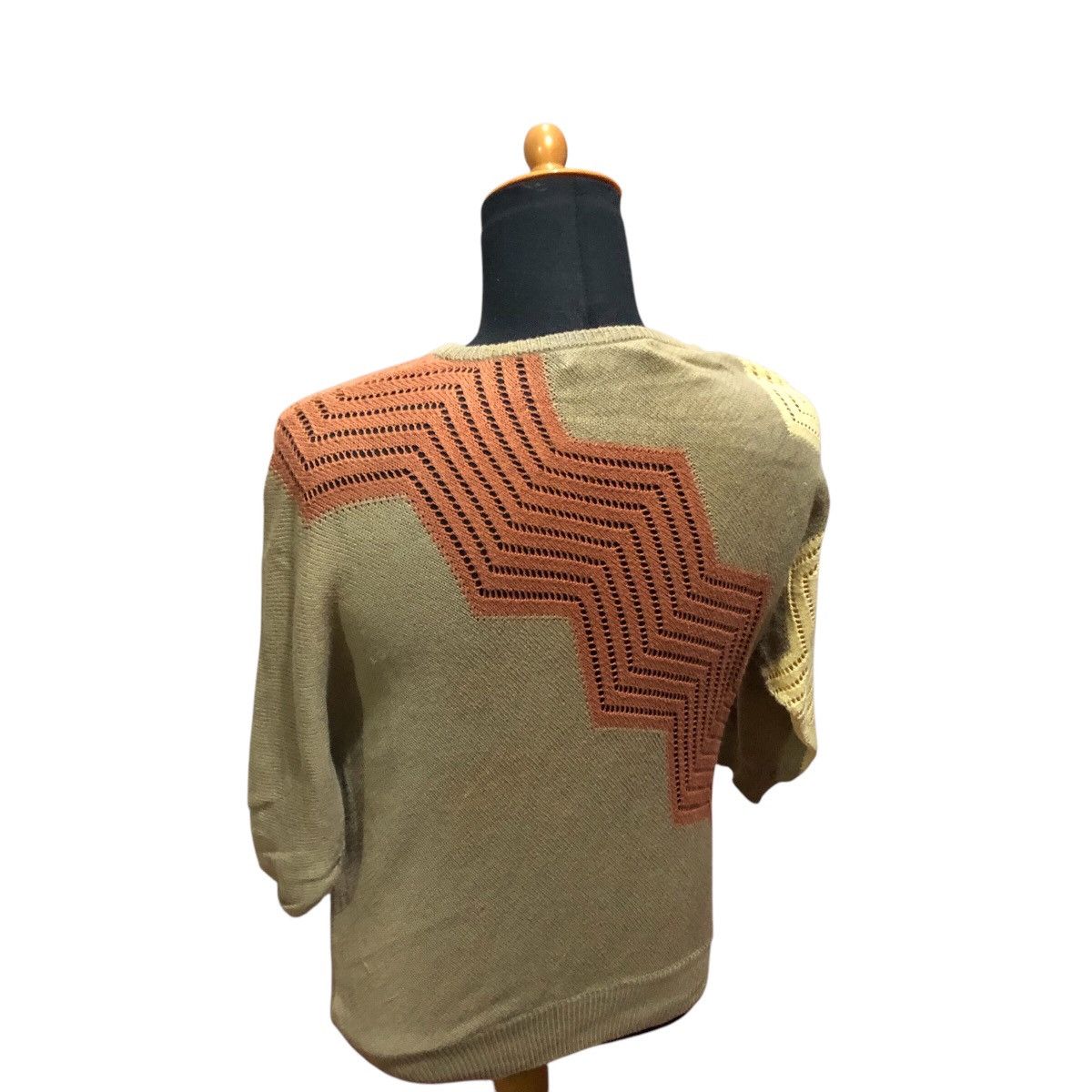 Christian Dior Monsieur × Dior × Vintage Christian Dior Asymetric Knitwear Sweater Size M / US 6-8 / IT 42-44 - 4 Thumbnail