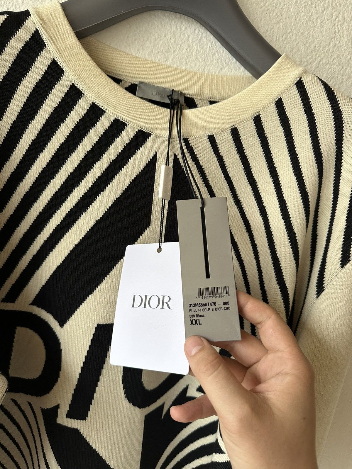 Dior DIOR WOOL CREWNECK Size US XXL / EU 58 / 5 - 3 Thumbnail