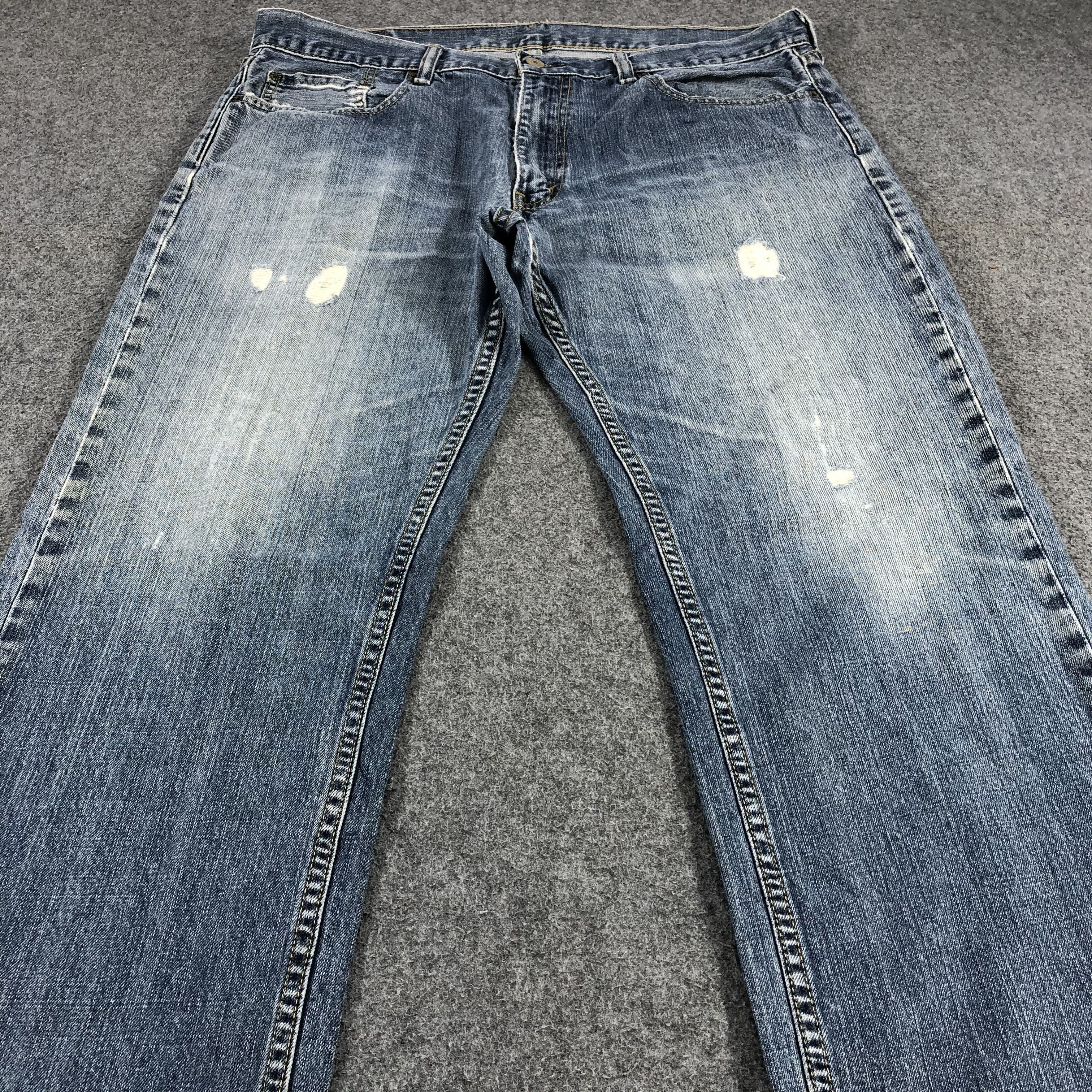 Levi's Vintage Levis 559 Jeans Faded Blue Denim KJ448 Size US 36 / EU 52 - 3 Thumbnail