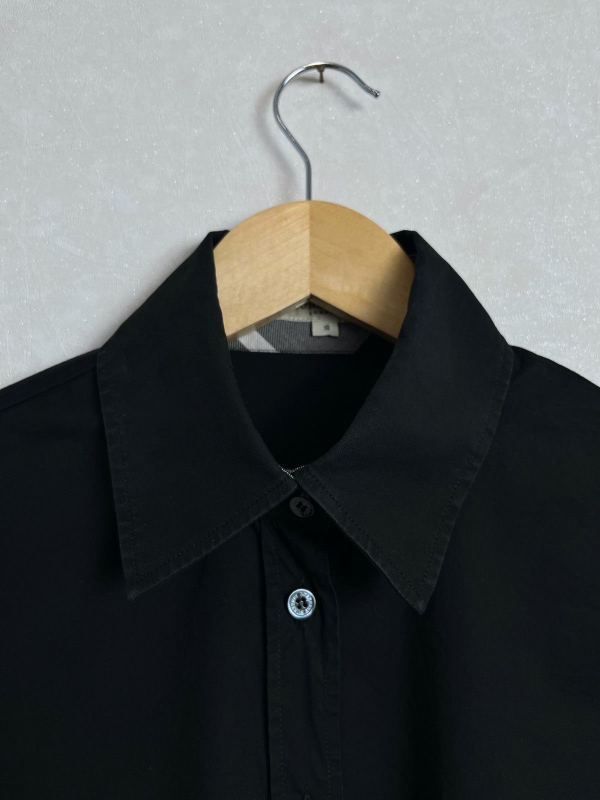 Burberry Burberry Nova Check Black Shirt Size S / US 4 / IT 40 - 3 Thumbnail