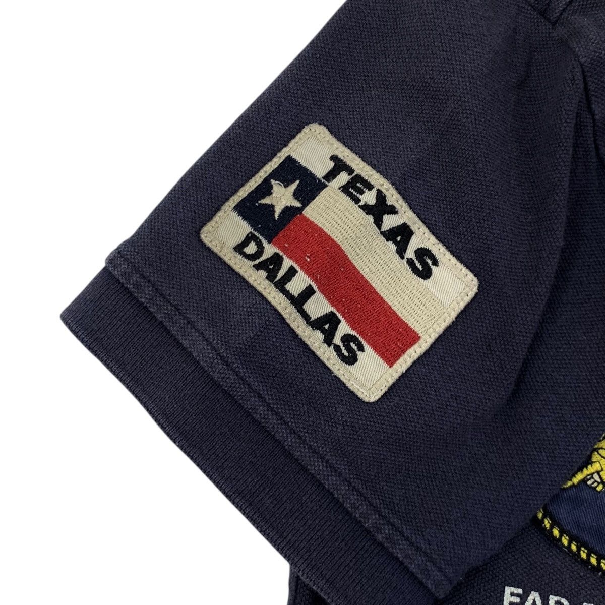Avirex Vintage AVIREX USN TOMCAT US Navy Dallas Polo Size L / US 10 / IT 46 - 5 Thumbnail