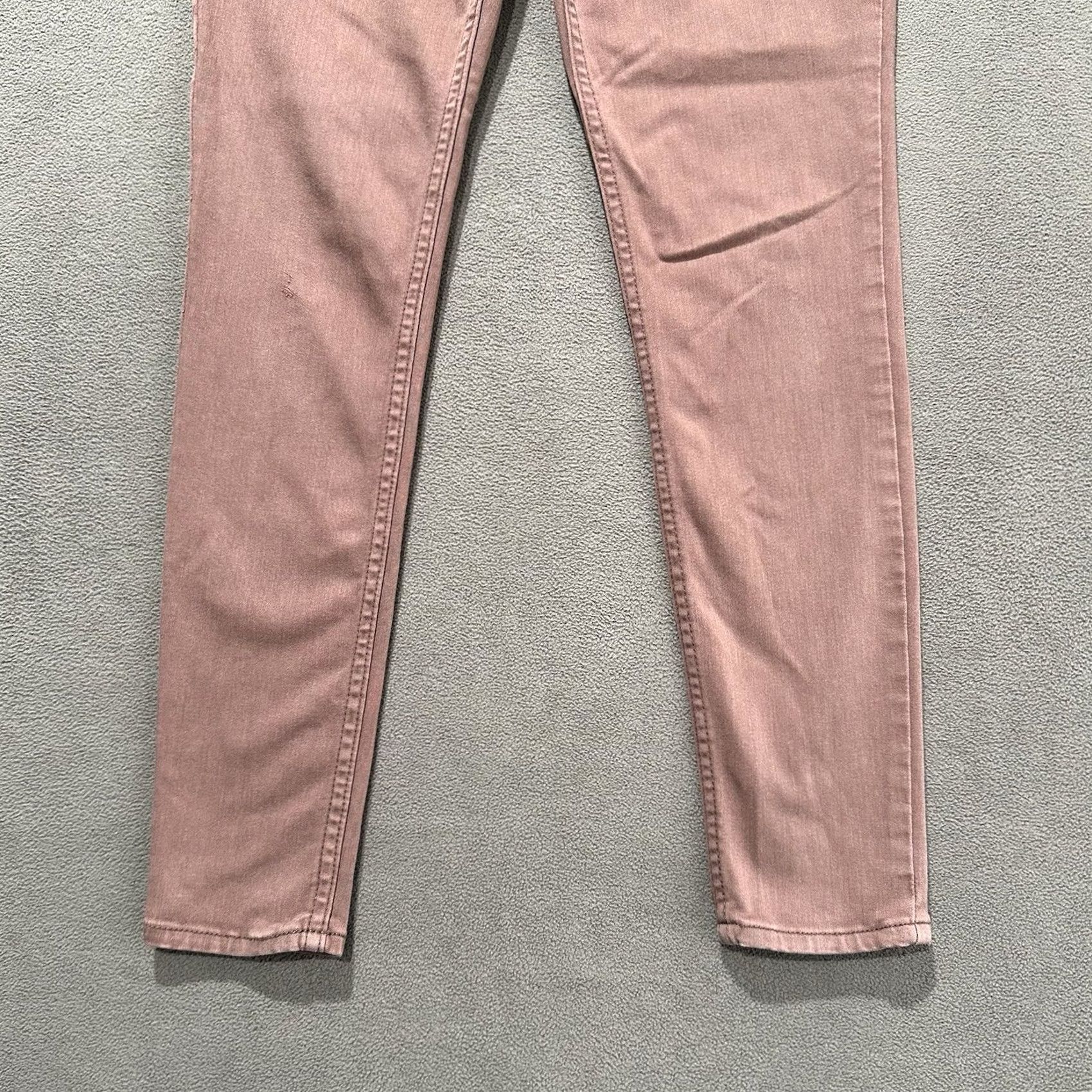 Old Navy Old Navy Rockstar Super Skinny Jeans Womens Size 4 Pink High Rise Denim Size 30" / US 8 / IT 44 - 5 Thumbnail