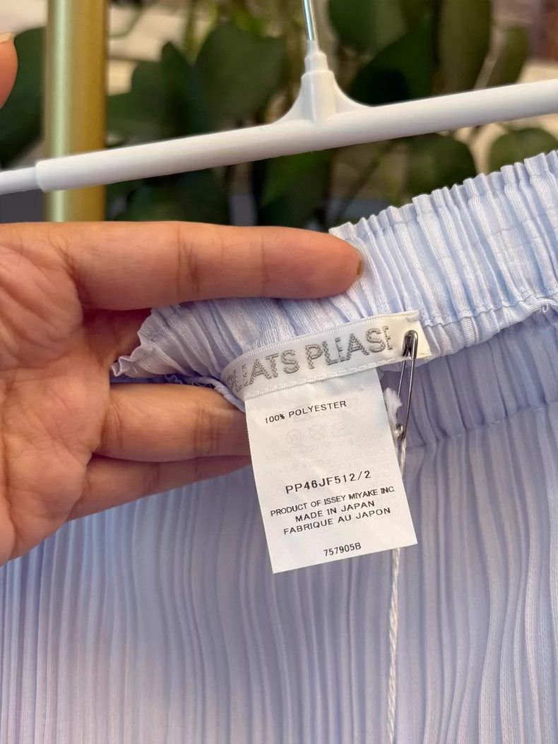 Issey Miyake Issey Miyake size:2 Blue pleated pants Size 42" / US 20 - 3 Thumbnail