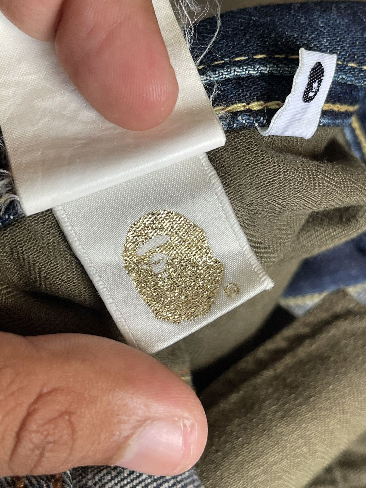 Bape Bape A Bathing Ape Baby Milo Jeans Size US 33 - 10 Thumbnail