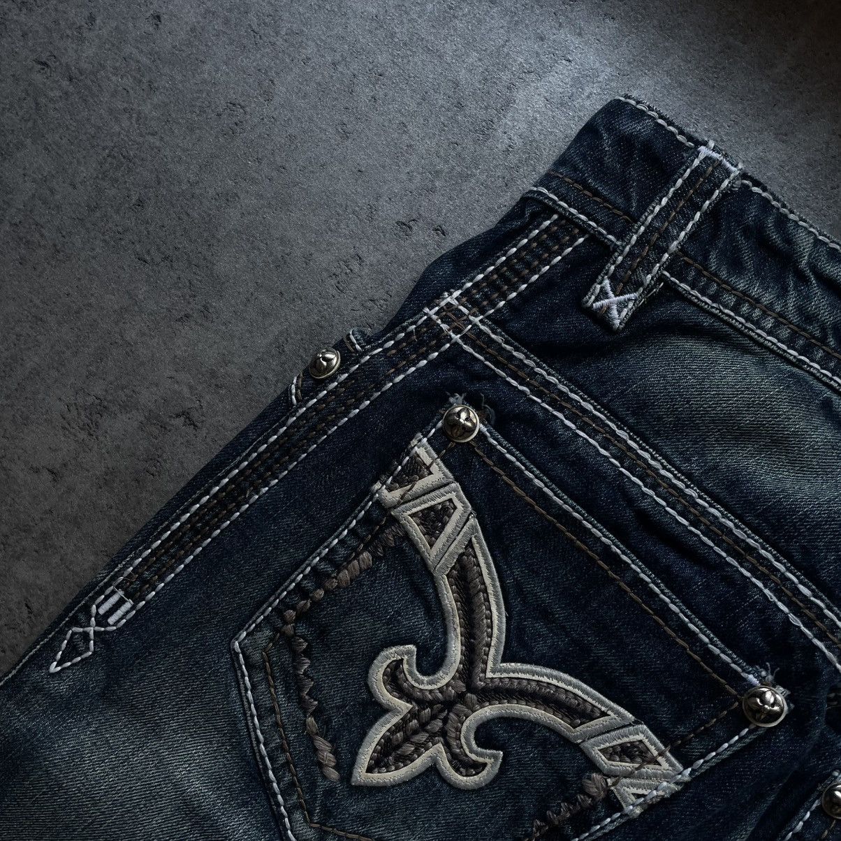 Rock Revival × Vintage NWT Rock Revival Bilby Chrome Herats Style Pants Size US 30 / EU 46 - 4 Thumbnail