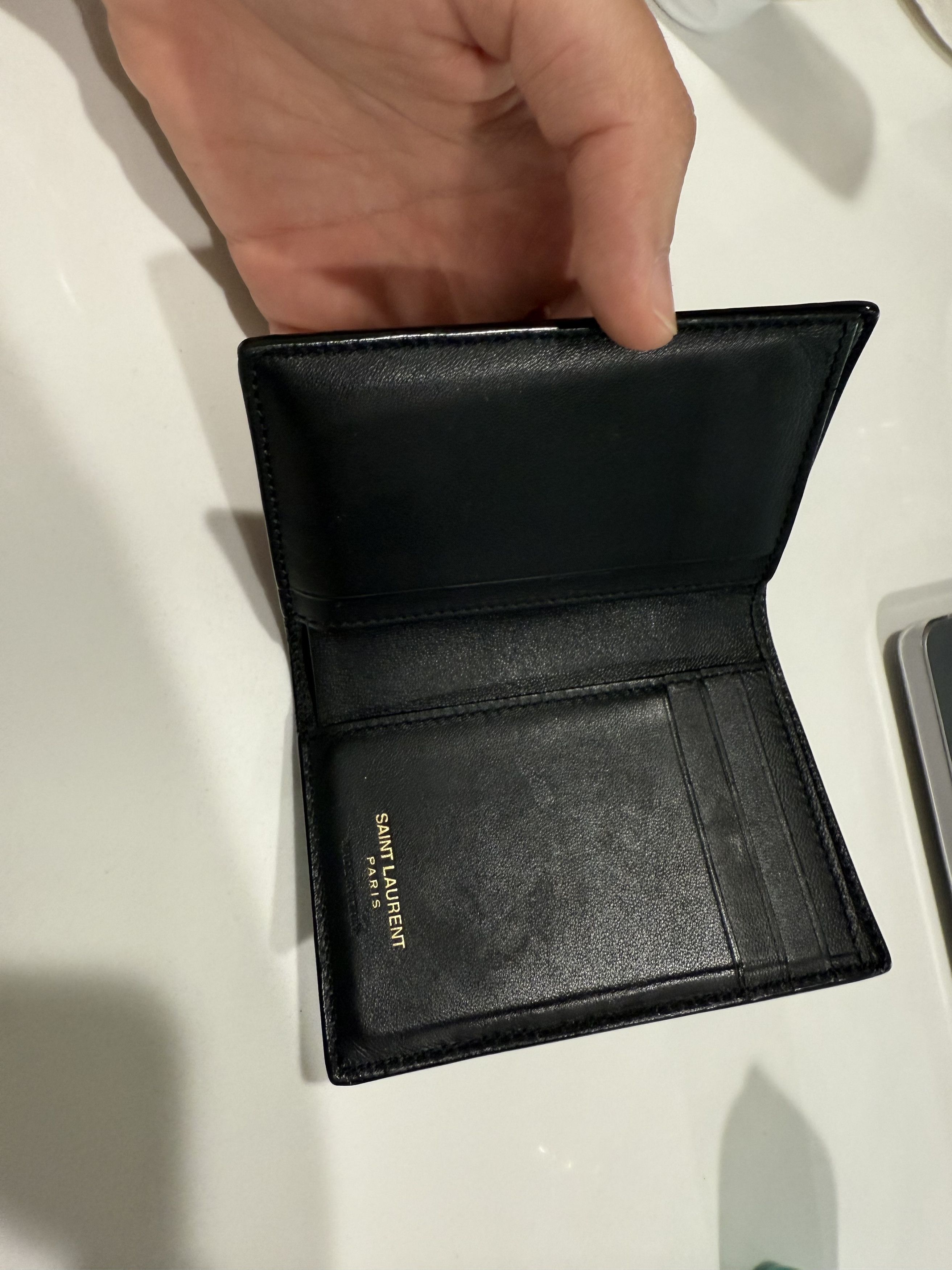 Saint Laurent Paris Crocodile Leather Wallet Size ONE SIZE - 2 Thumbnail