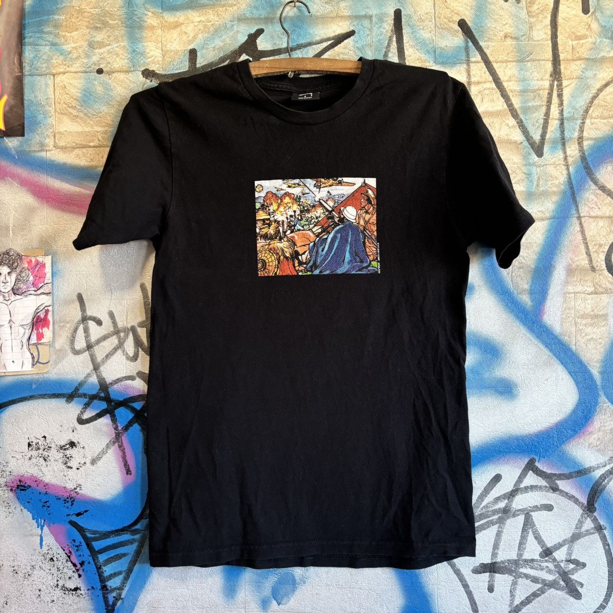 Stussy Stussy war tee Size US S / EU 44-46 / 1 - 1 Thumbnail