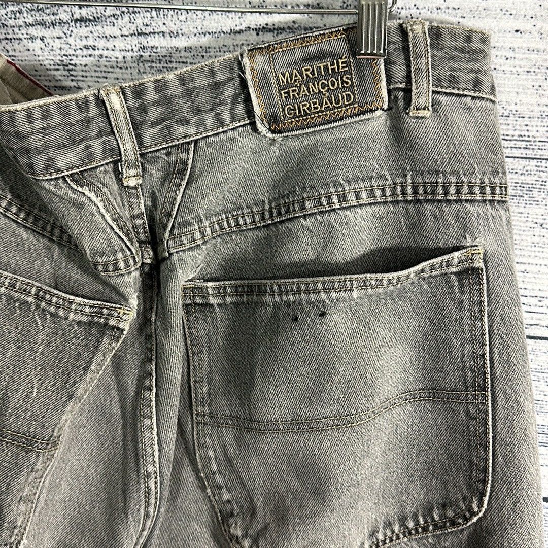 Marithe + Francois Girbaud Marithé + François Girbaud Men's distressed baggy jeans 38m Size US 38 / EU 54 - 7 Thumbnail