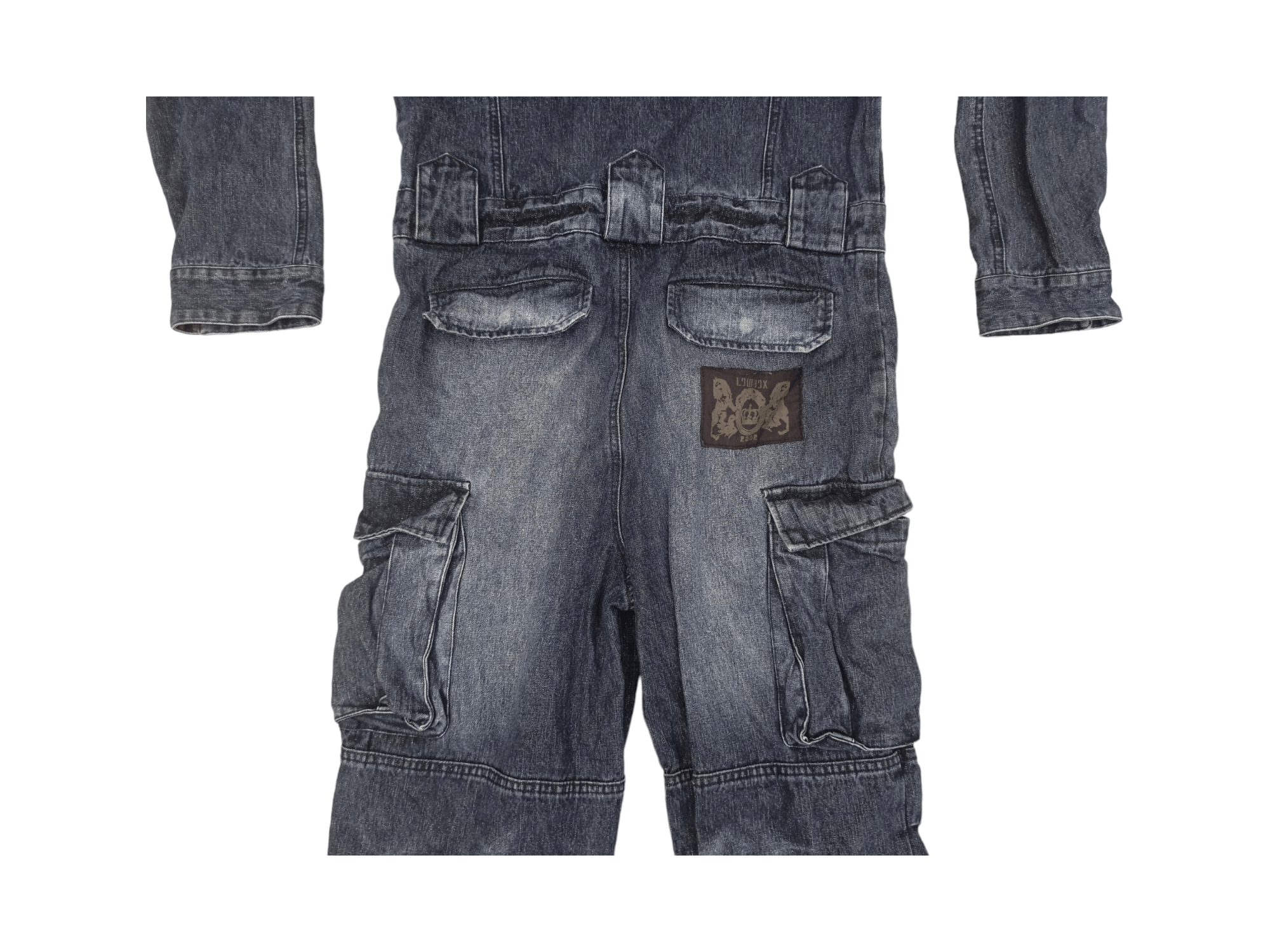 LOWBOX Lowbox 2002 Tactical Multipocket Punk Style Overall Jeans Size US 34 / EU 50 - 17 Thumbnail