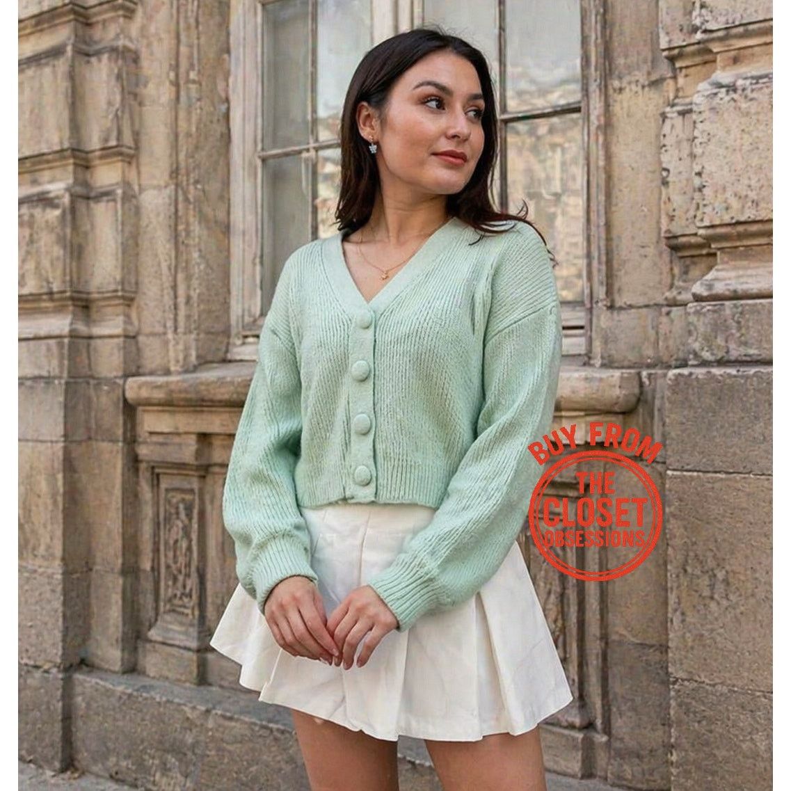 Zara ZARA V-Neck Cardigan NWT Size S / US 4 / IT 40 - 3 Thumbnail
