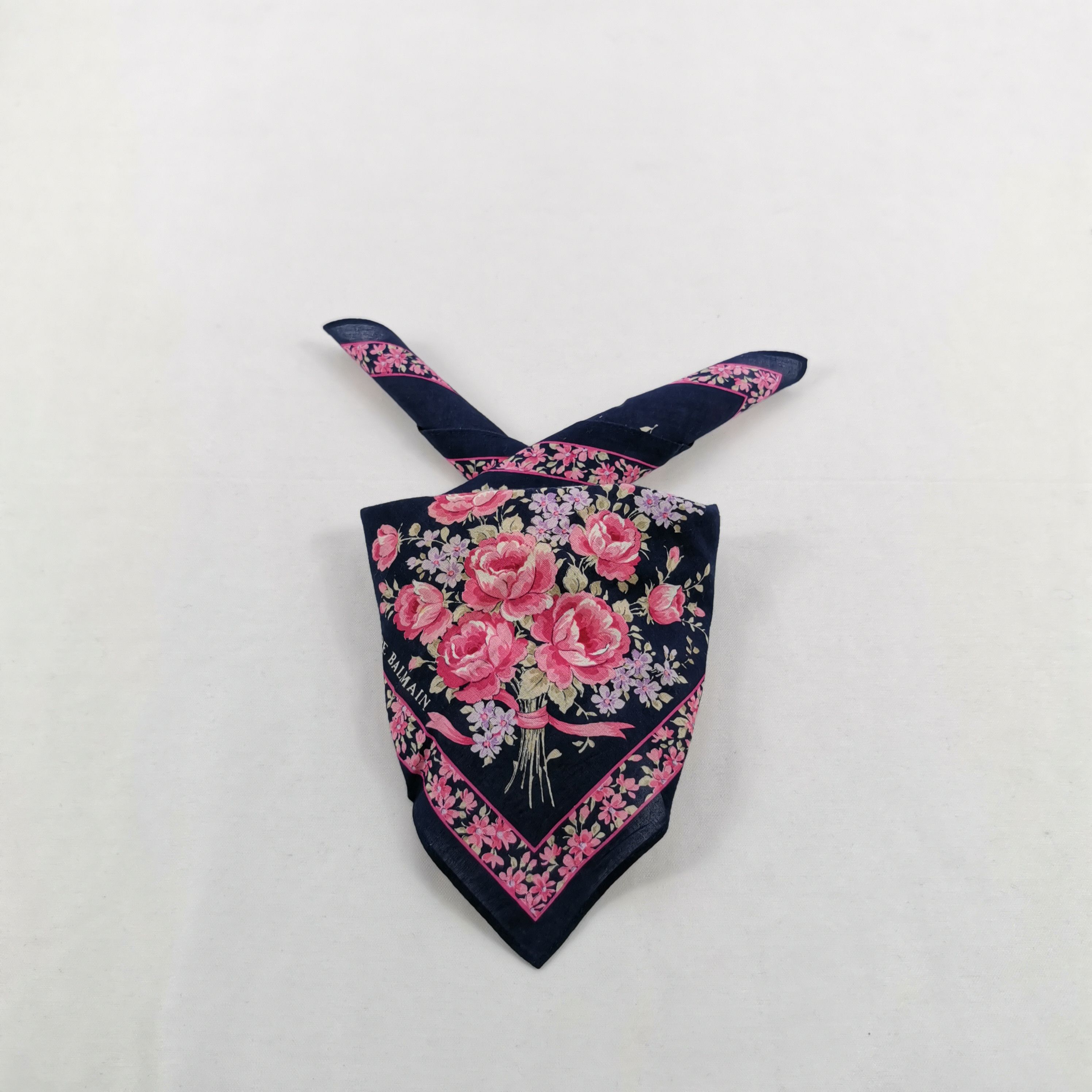 Japanese Brand Vintage Pierre Balmain Handkerchief Bandana Pocket Square Size ONE SIZE - 1 Thumbnail