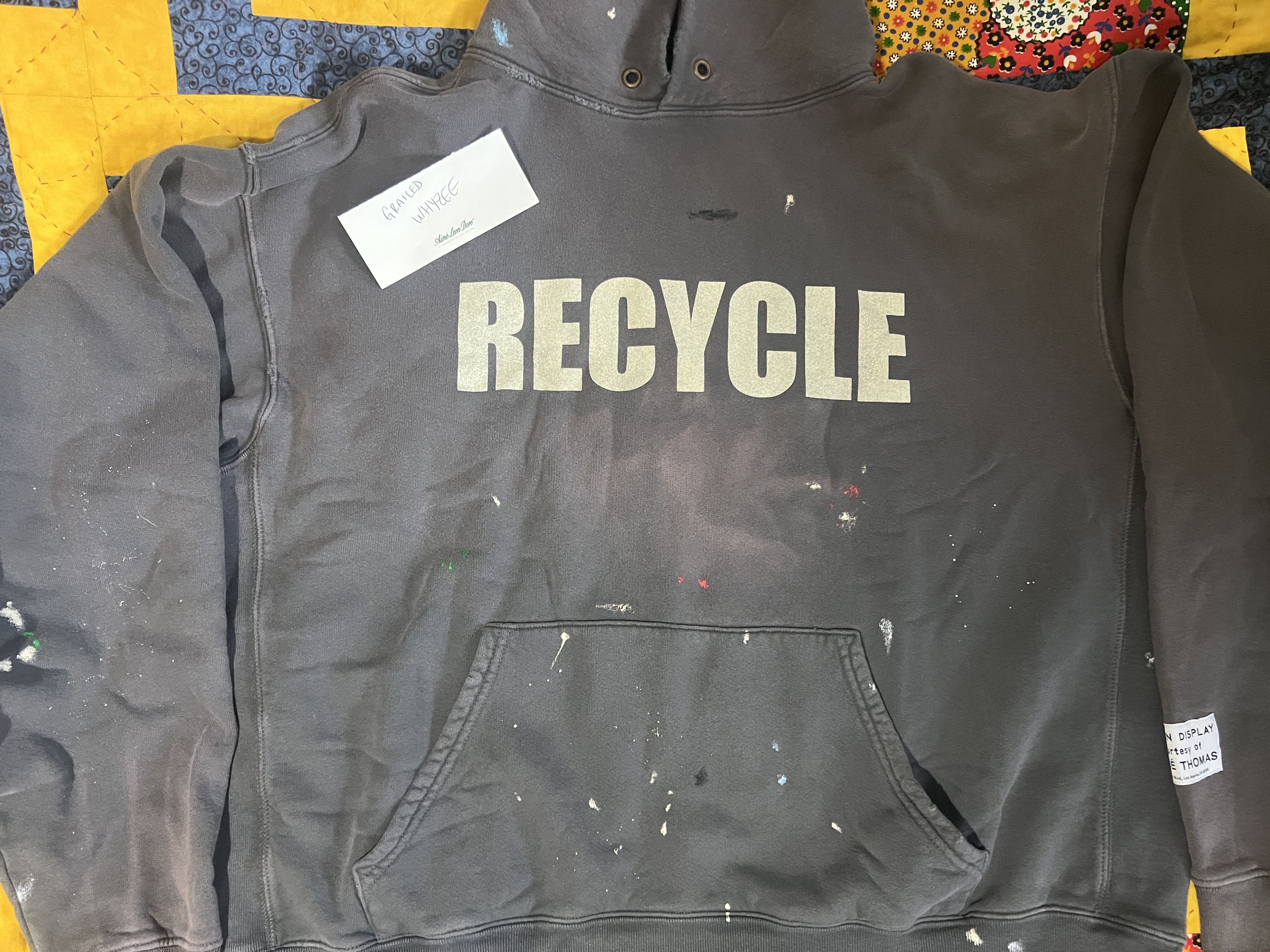 Gallery Dept. *SOLD OUT* NWT Gallery Dept GD Recycle Hoodie - M Size US M / EU 48-50 / 2 - 3 Thumbnail