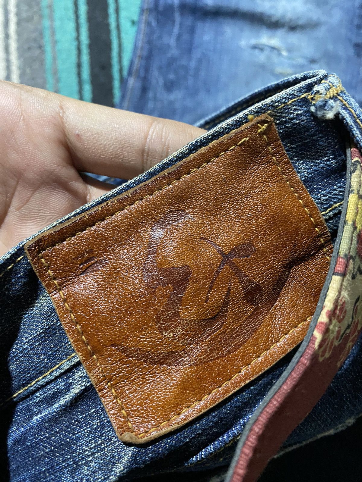 If Six Was Nine Crazy! Eternal Japan Acid Wash Denim Size US 34 / EU 50 - 10 Thumbnail