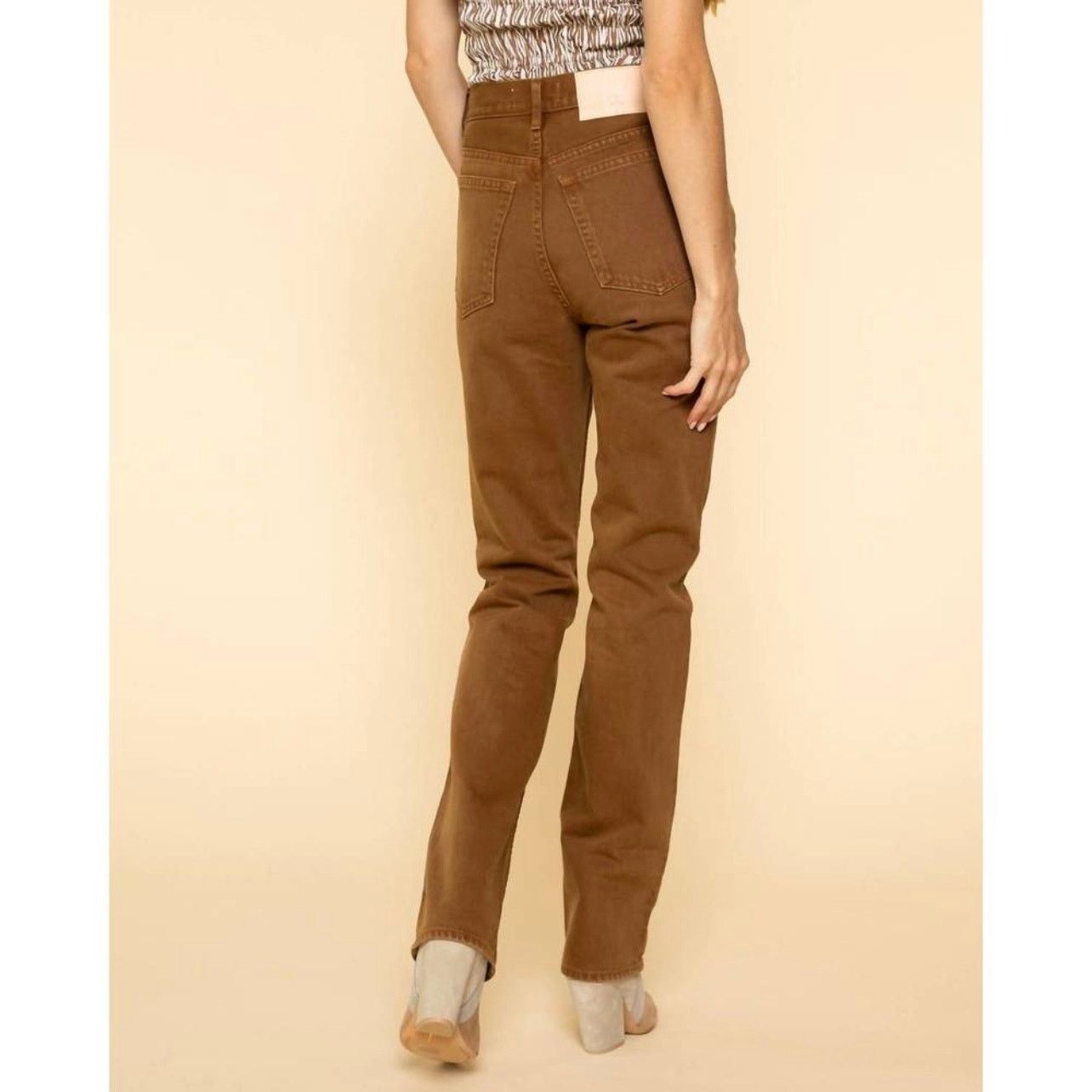 Ulla Johnson ULLA JOHNSON the agnes jean in umber wash brown size 24 Size 24" / US 00 / IT 34 - 5 Thumbnail