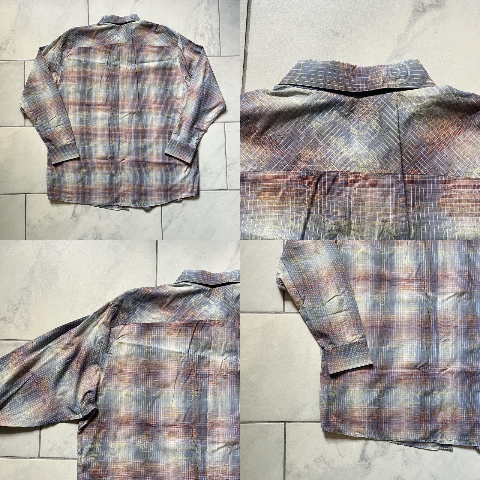 Johnston & Murphy Johnston & Murphy Shirt 2XL Multicolor Cotton Button-Up Mens Tailored Regular Fit Spring Fall Summer Winter Casual Size US XXL / EU 58 / 5 - 8 Thumbnail