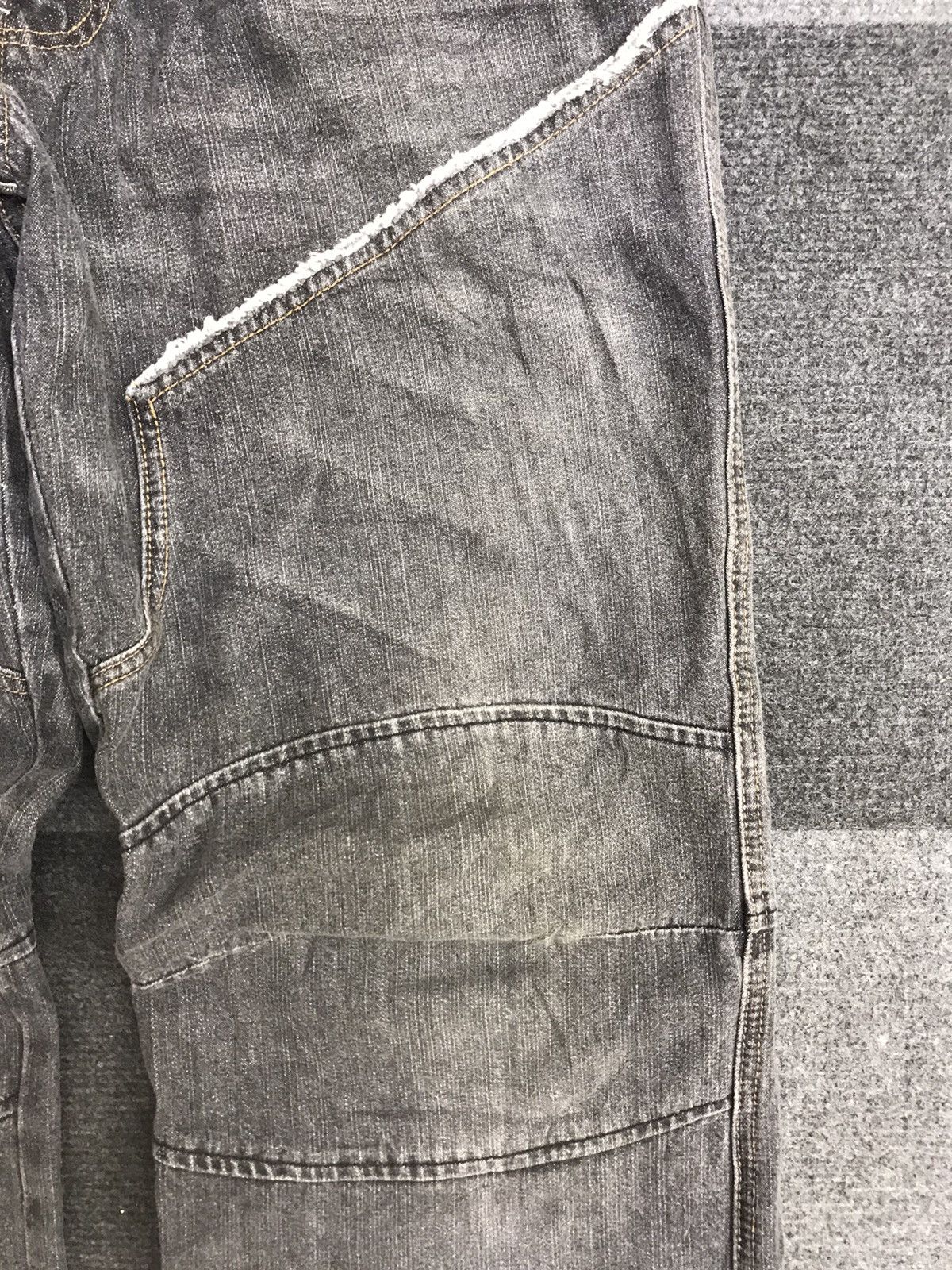 Japanese Brand DOUBLE EDGE Double Knee Baggy Light Jeans Size US 30 / EU 46 - 7 Thumbnail