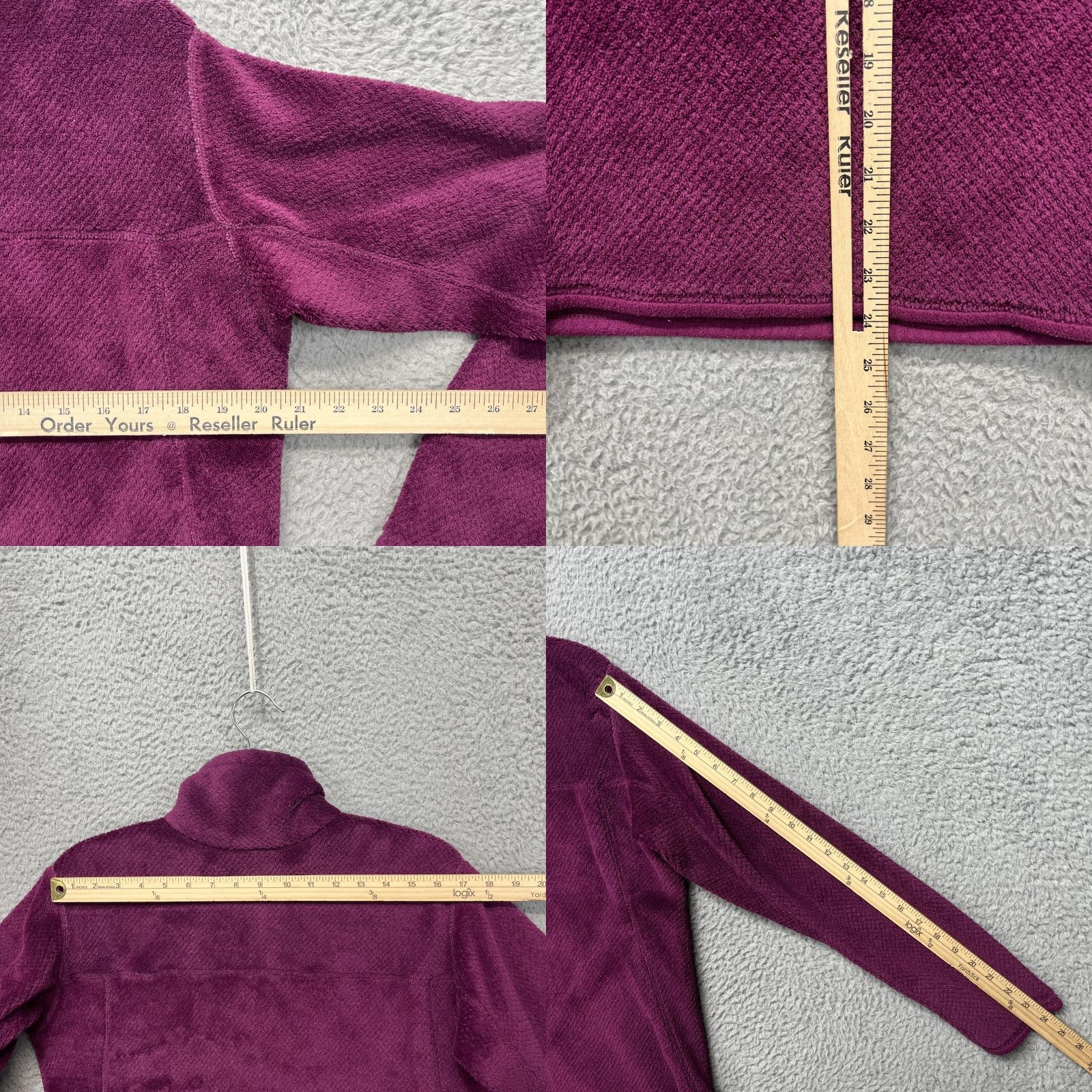 Patagonia Patagonia Re-Tool Snap-T Pullover Jacket Womens XL Ikat Purple Fleece 25442 Size XL / US 12-14 / IT 48-50 - 8 Thumbnail