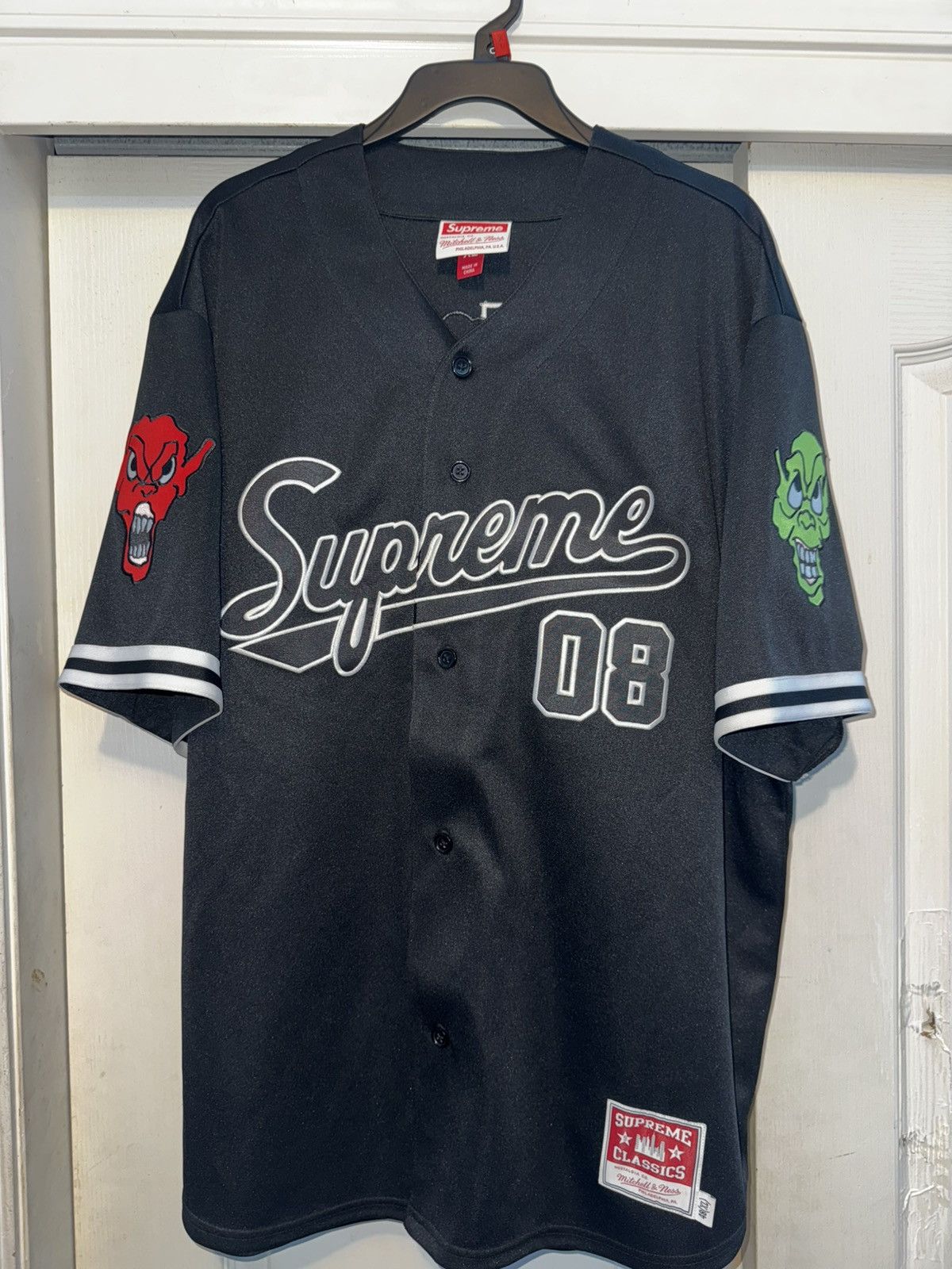 Buy Supreme Bandana Football Jersey 'Black' - SS25KN94 BLACK