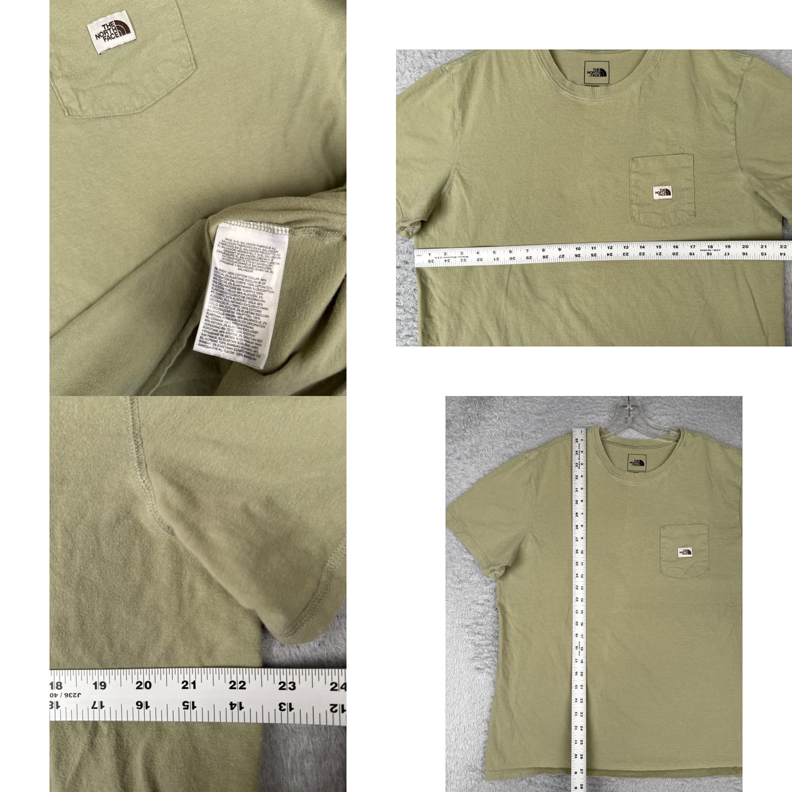 The North Face The North Face Shirt Men Extra Large Green Short Sleeve Crew Cotton Pocket READ Size US XL / EU 56 / 4 - 8 Thumbnail