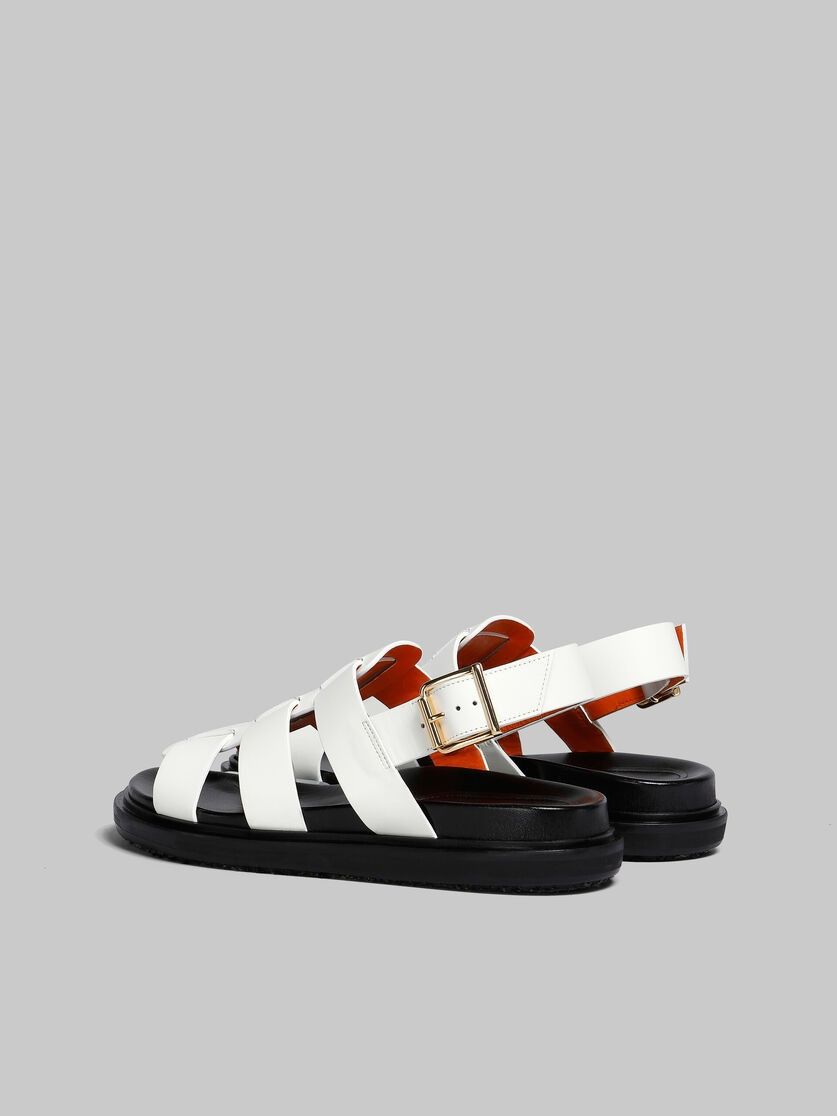 Marni o1w1db10125 Gladiator Sandals in Black/White Size US 7 / IT 37 - 2 Thumbnail