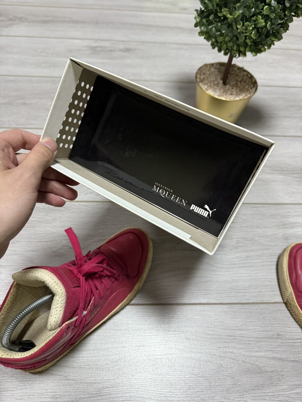 Alexander McQueen × Puma Alexander McQueen x Puma street climb leather sneakers Size US 8.5 / IT 38.5 - 10 Thumbnail