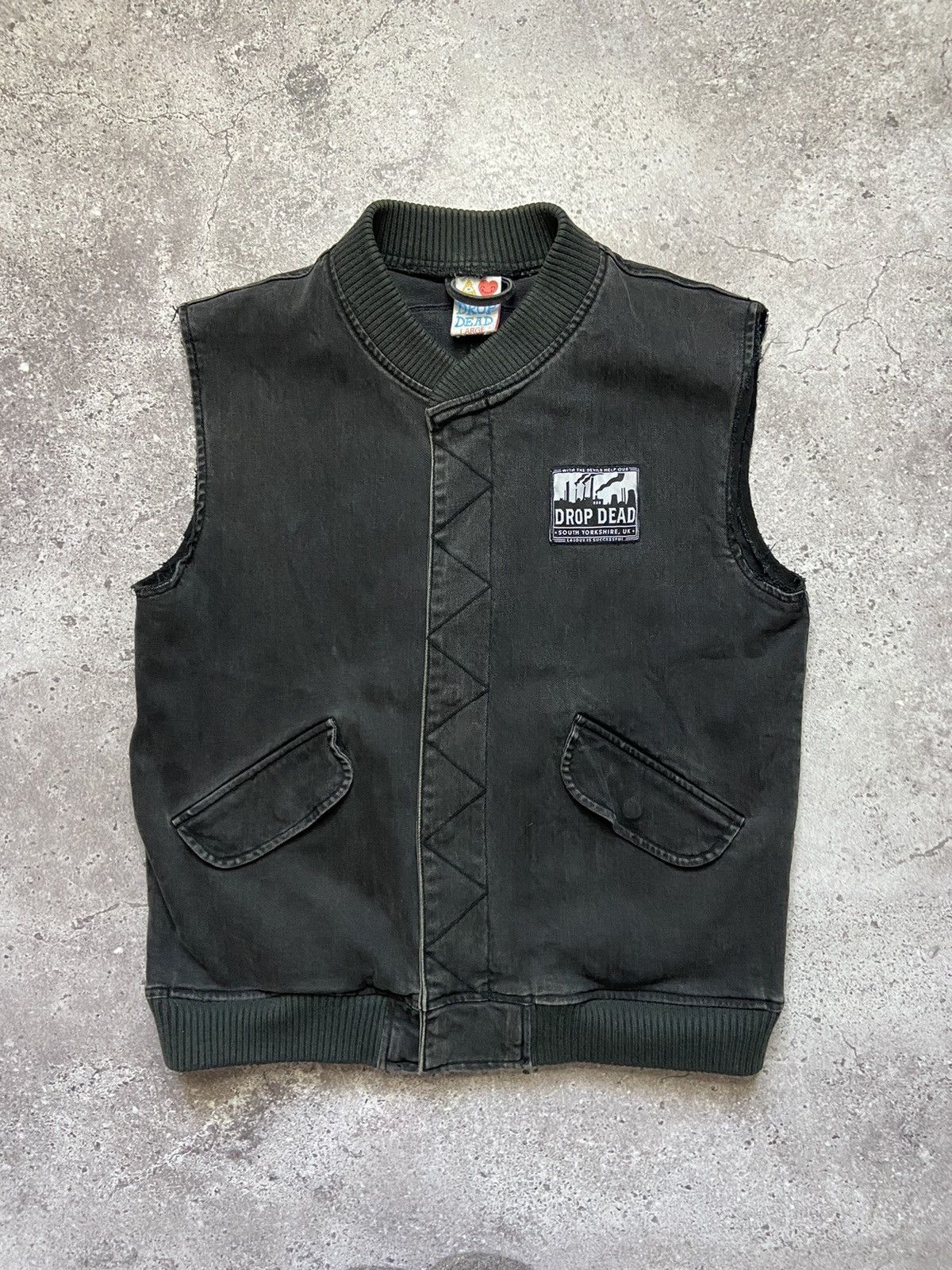 Drop Dead DROP DEAD VEST DENIM JACKET Size US L / EU 52-54 / 3 - 2 Thumbnail