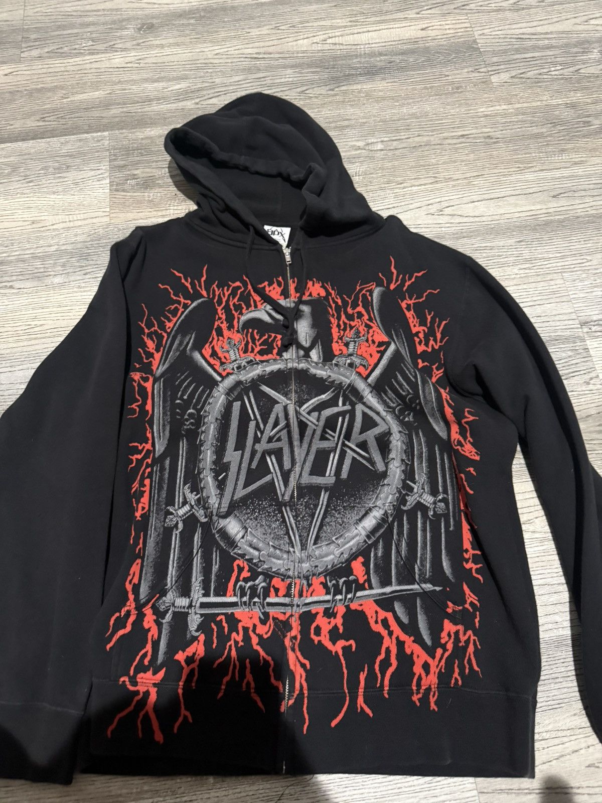 Slayer Slayer Eagle logo zip up hoodie Size US XL / EU 56 / 4 - 2 Thumbnail