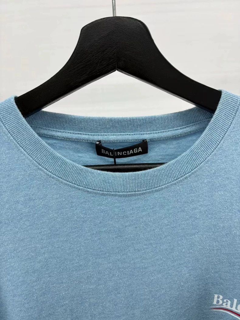 Balenciaga Balenciaga Haze blue cola printed short sleeve 2503-Nextarr Size US S / EU 44-46 / 1 - 4 Thumbnail