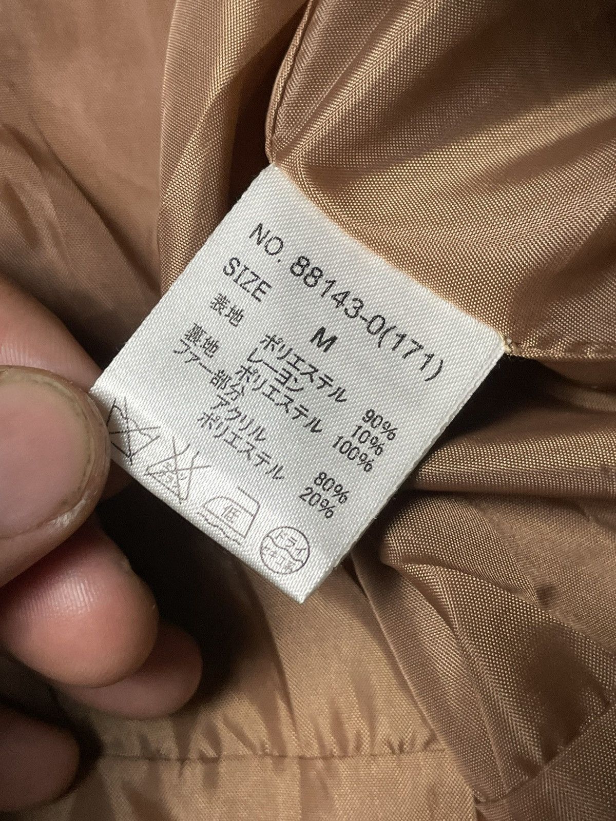 Japanese Brand ANK Rouge Brand Fur Collar Ribbon Doll Coat (68) Size M / US 6-8 / IT 42-44 - 10 Thumbnail