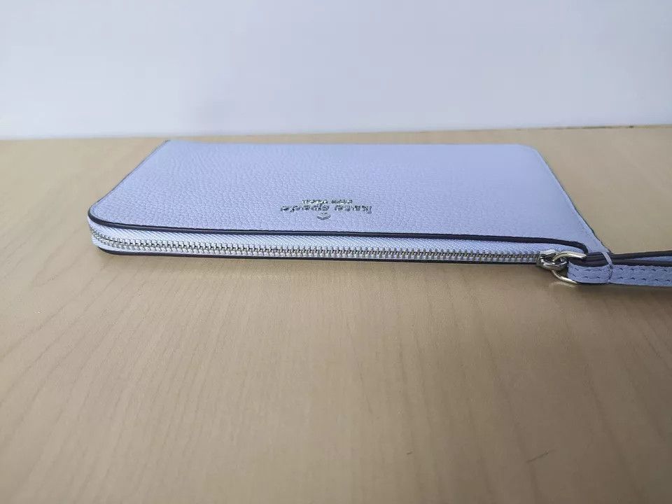 Kate Spade Kate Spade New York L-Zip Leather Wristlet T-0011 Size ONE SIZE - 4 Thumbnail