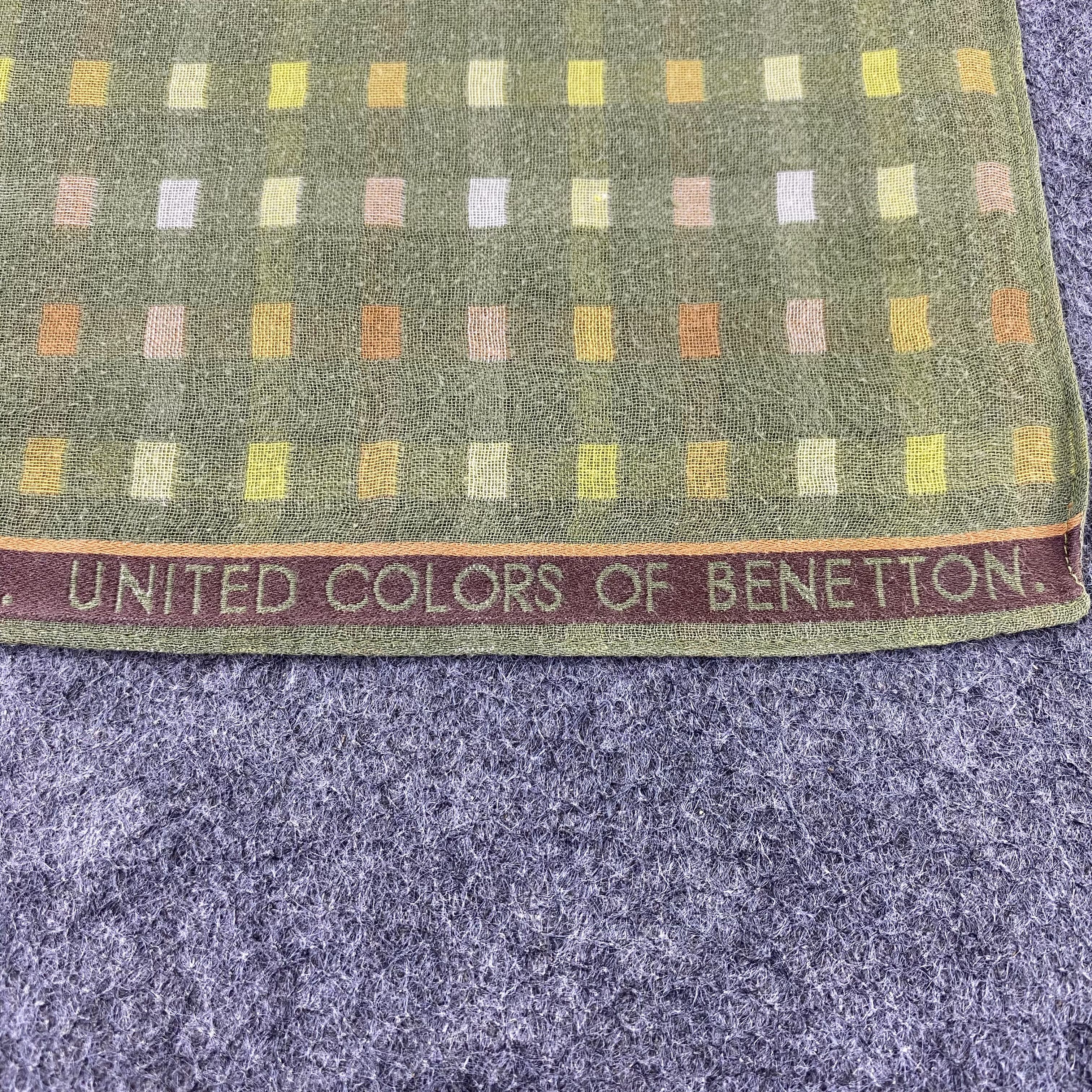 United Colors Of Benetton Benetton Handkerchief /Bandana /Neckerchief-B2339 Size ONE SIZE - 7 Thumbnail