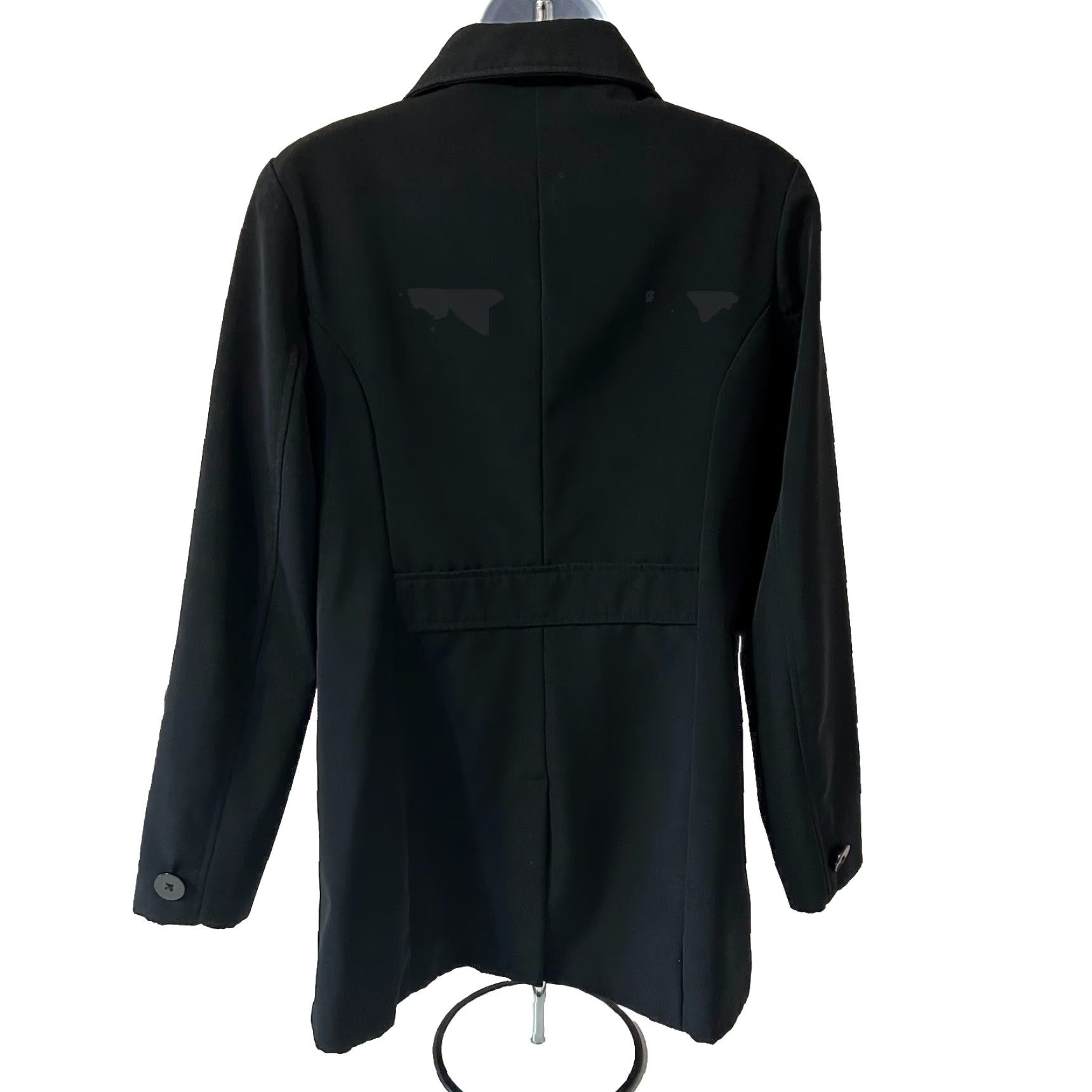 Merona VINTAGE Merona Coat Women Small Black Button Up Collar VN#1074381 RN#17730 Peacoat Size S / US 4 / IT 40 - 5 Thumbnail