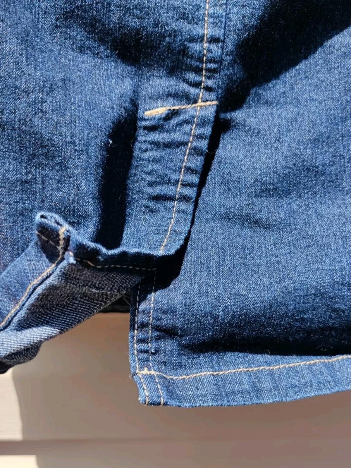 Other Apostrophe Petite Blue Jean Skirt Denim Womens Sz 10 P Knee Size 32" / US 10 / IT 46 - 8 Thumbnail