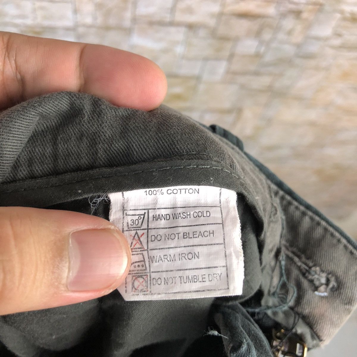 Japanese Brand Navy Produce custom patchwork Cargo Multipocket Pants #A139 Size US 34 / EU 50 - 24 Thumbnail