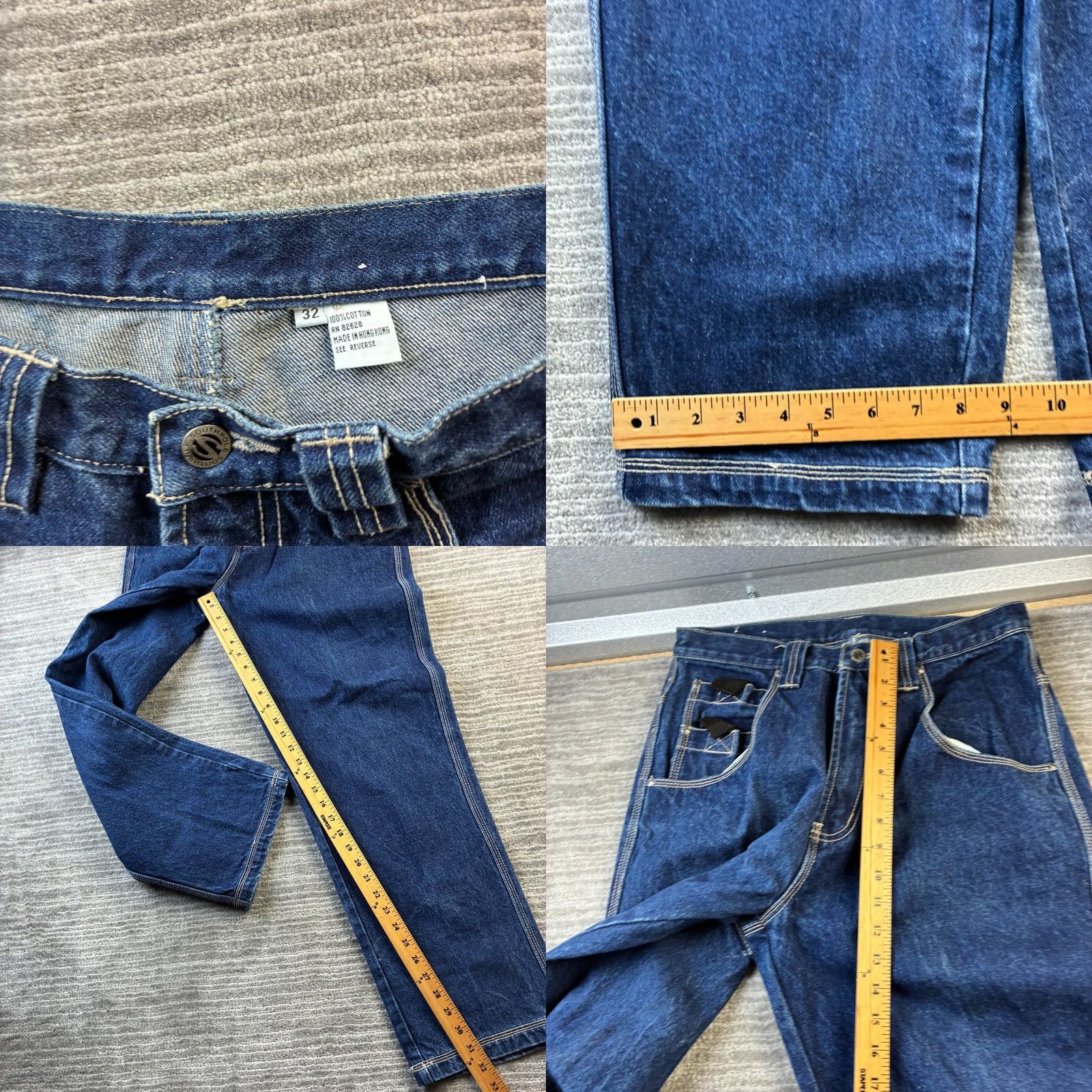 Southpole Vintage Southpole Jeans Men 32 Blue Denim Pants Y2K Baggy Sportswear Utility Size US 32 / EU 48 - 8 Thumbnail