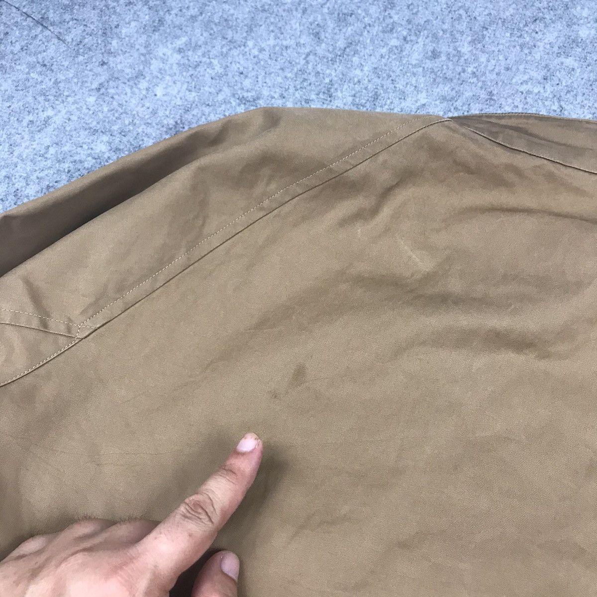 Burberry × Vintage VINTAGE BURBERRY KHAKI ZIPPER JACKET Size US M / EU 48-50 / 2 - 11 Thumbnail