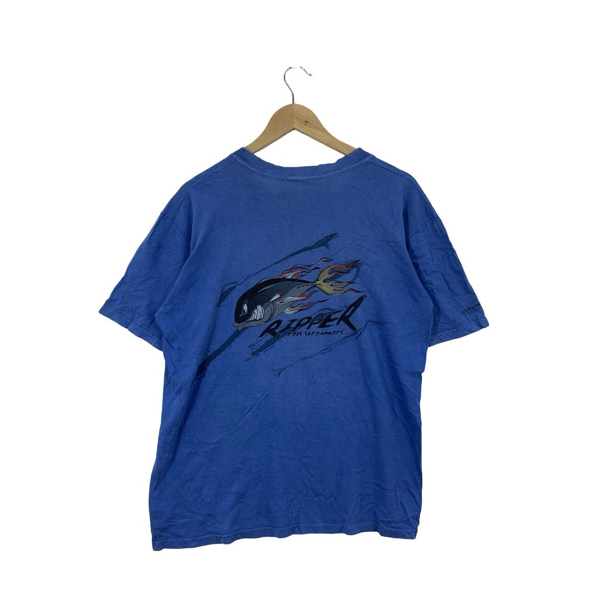 Vintage Vintage CRAZY SHIRT Hawaii Ripper Reel Screamers Tee Shirt Size US M / EU 48-50 / 2 - 7 Thumbnail