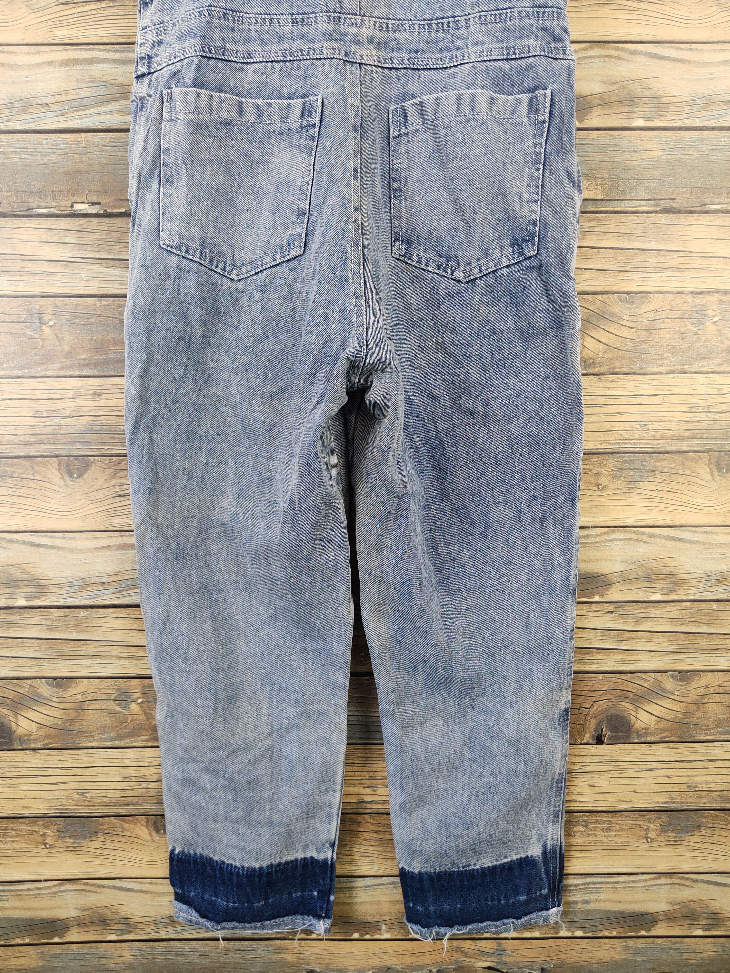 Japanese Brand × Vintage Very rare 💥Japanese Brand Blue Denim Jumpsuits Size 31" - 11 Thumbnail