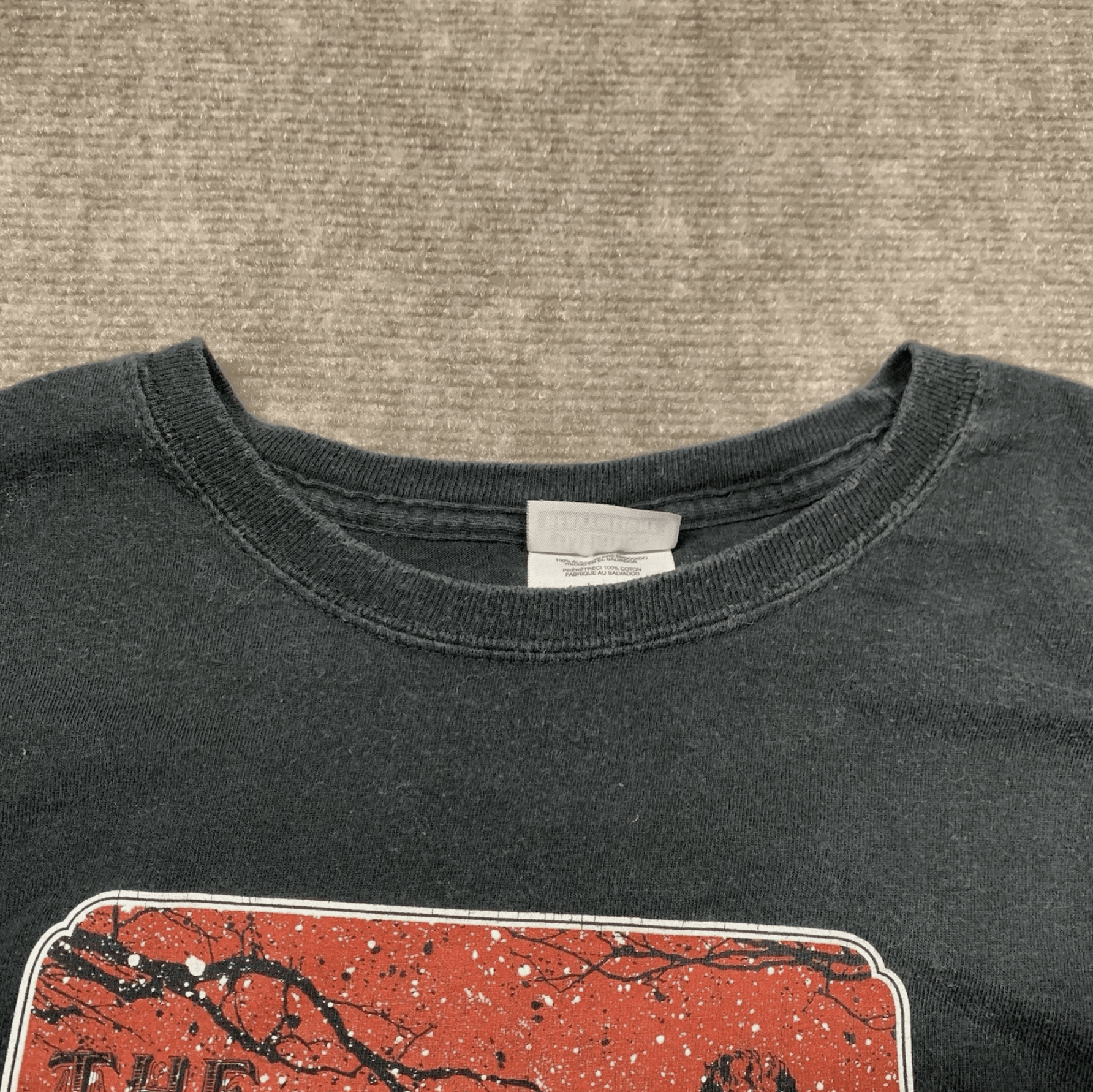 Hanes Vintage The White Stripes 2003 Promo Black T-Shirt Mens XL Size US XL / EU 56 / 4 - 4 Thumbnail