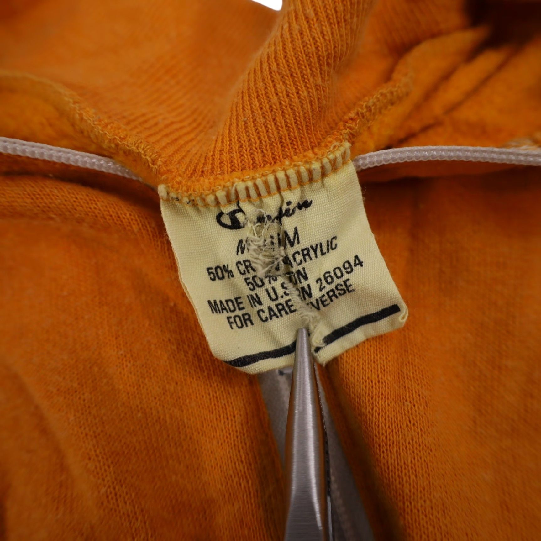 Champion VINTAGE Champion Sportswear Mens Medium Classic Track Jacket Yellow Size US M / EU 48-50 / 2 - 5 Thumbnail