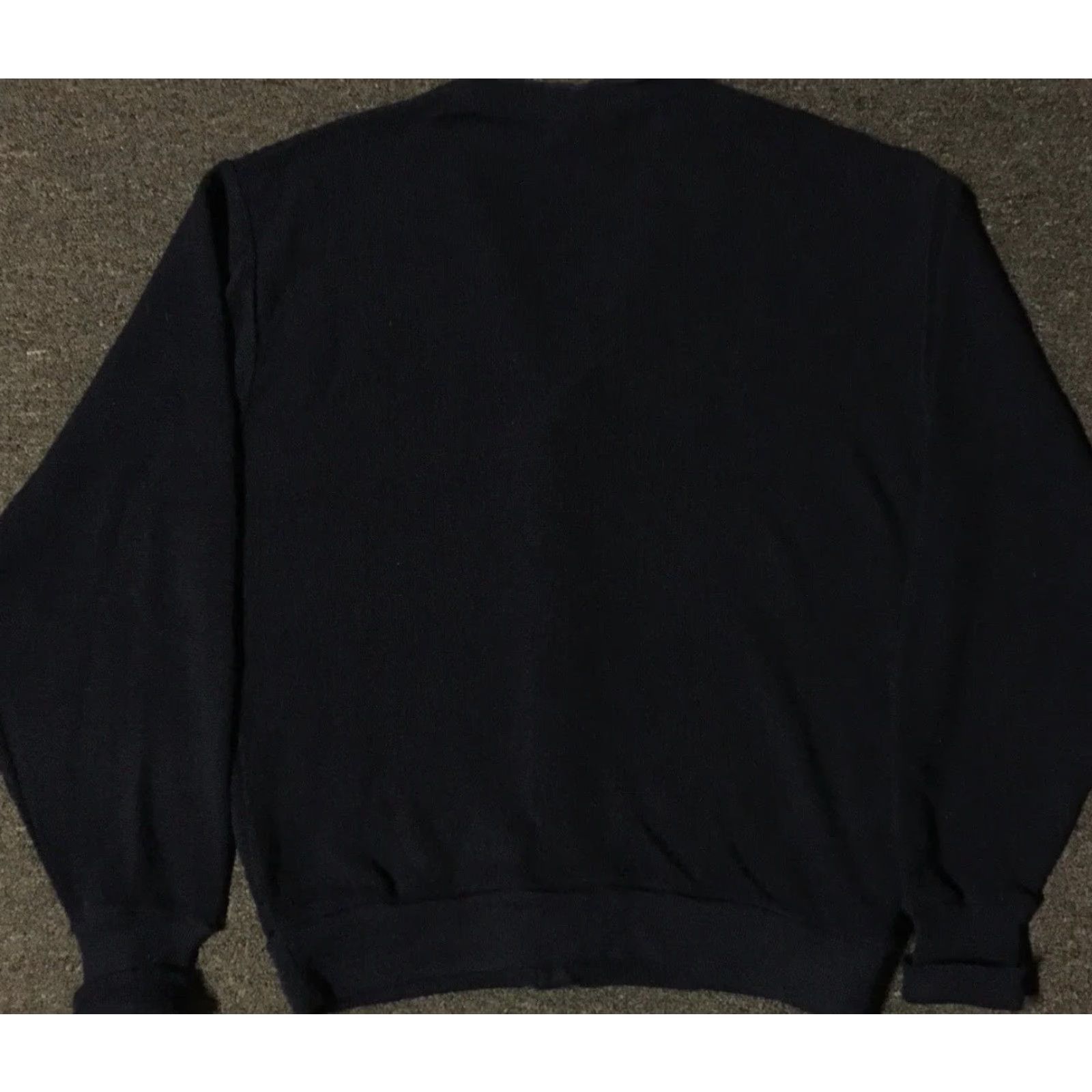 Jantzen VINTAGE Jantzen Cardigan Sweater M Navy Blue Knit Acrylic USA 60s 70s Grunge Grandpa Men's Shirt Streetwear Size US M / EU 48-50 / 2 - 2 Thumbnail
