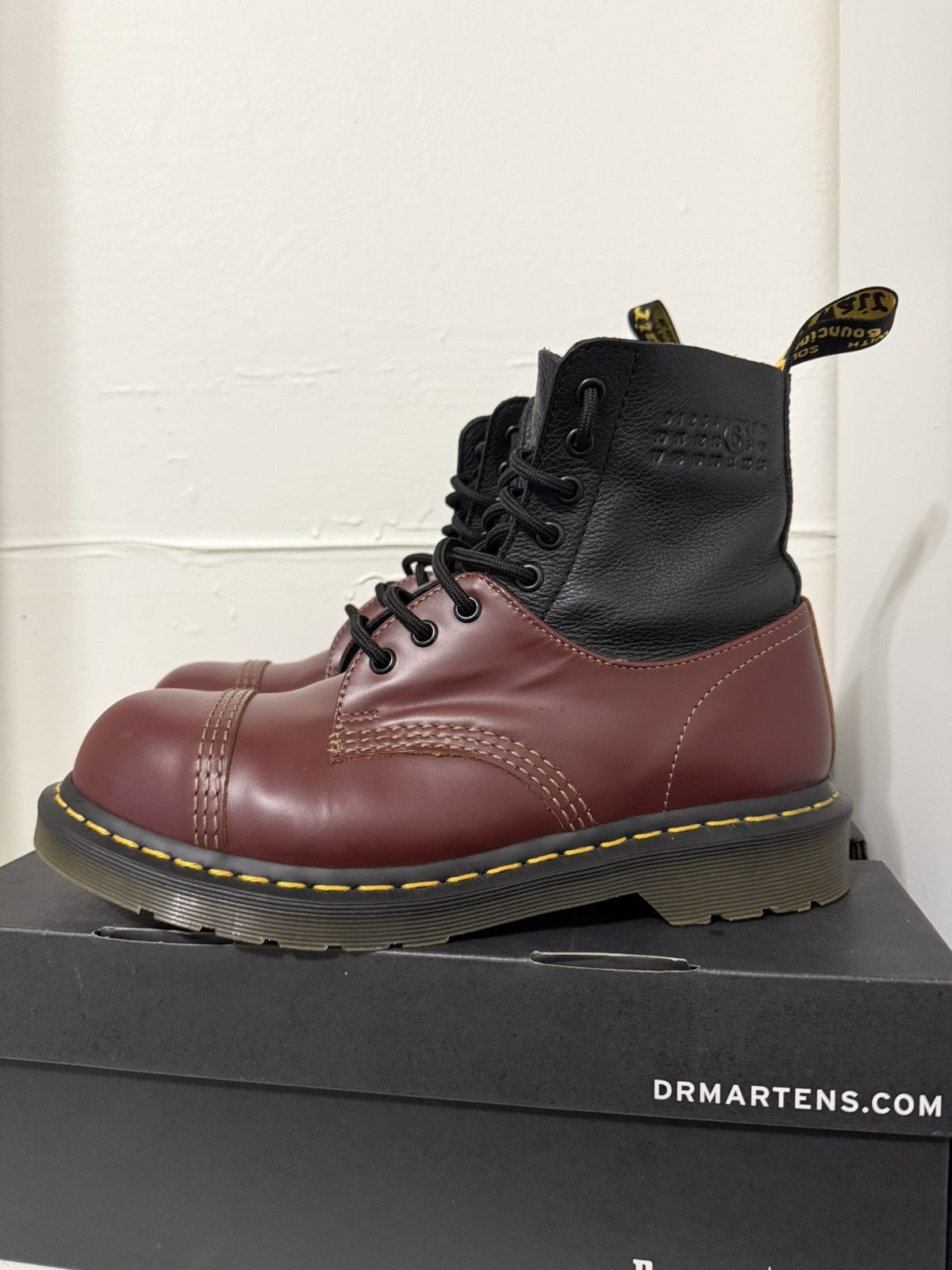 Dr. Martens × MM6 Maison Margiela x Dr Martens 1460 Boots Size US 8 / EU 41 - 1 Thumbnail