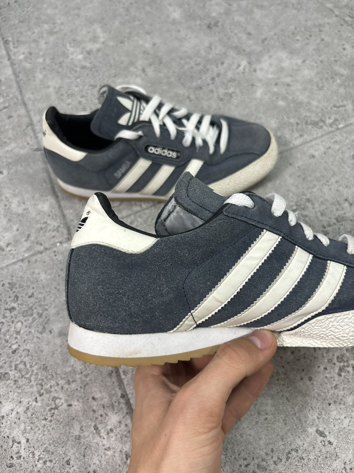 Adidas × Vintage 2000s Vintage Adidas Trainers Samba Suede Aestethic Size US 7 / IT 37 - 4 Thumbnail